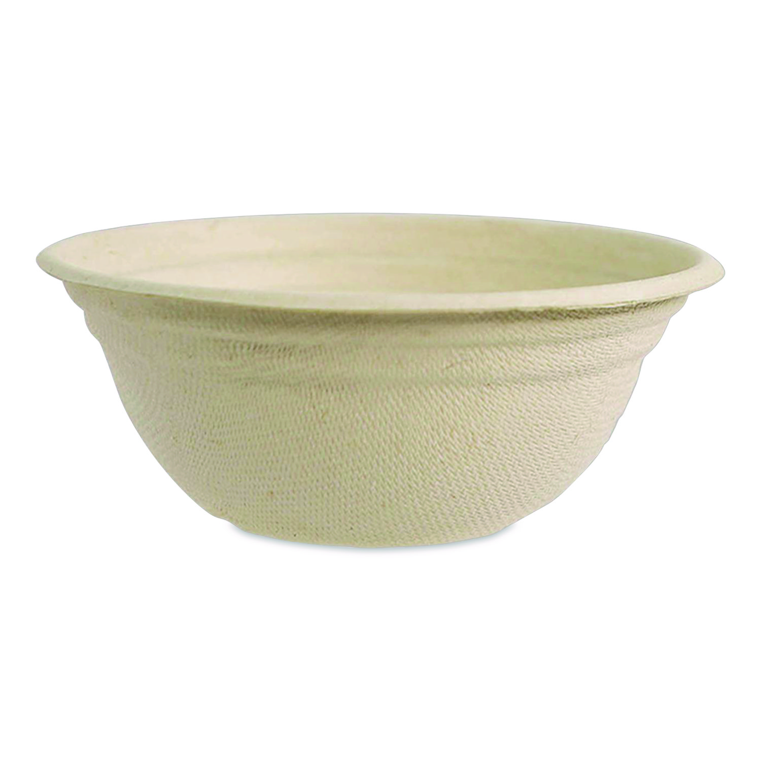 Fiber Barrel Bowls, 8 oz, 4.5" diameter x 1.8" h, Natural, Paper, 500/Carton
