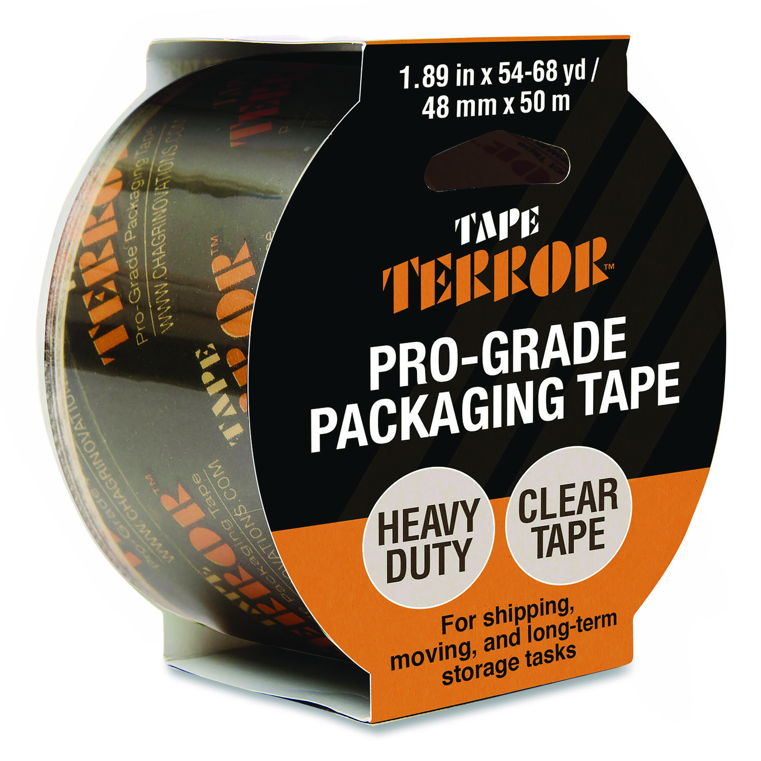 Pro-Grade Packaging Tape, 3" Core, 1.88" x 54.6 yds, Clear