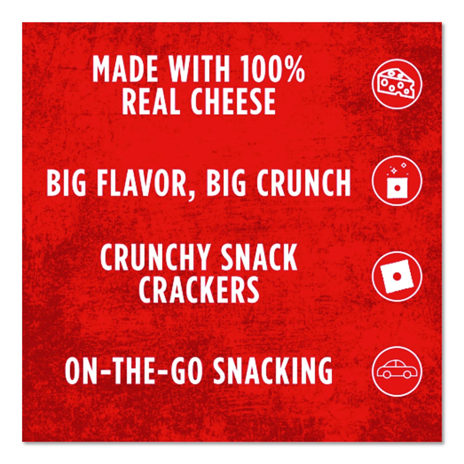 Cheez-it Grooves Crackers, Zesty Ranch, 3.25 Bag, 6/Box ...
