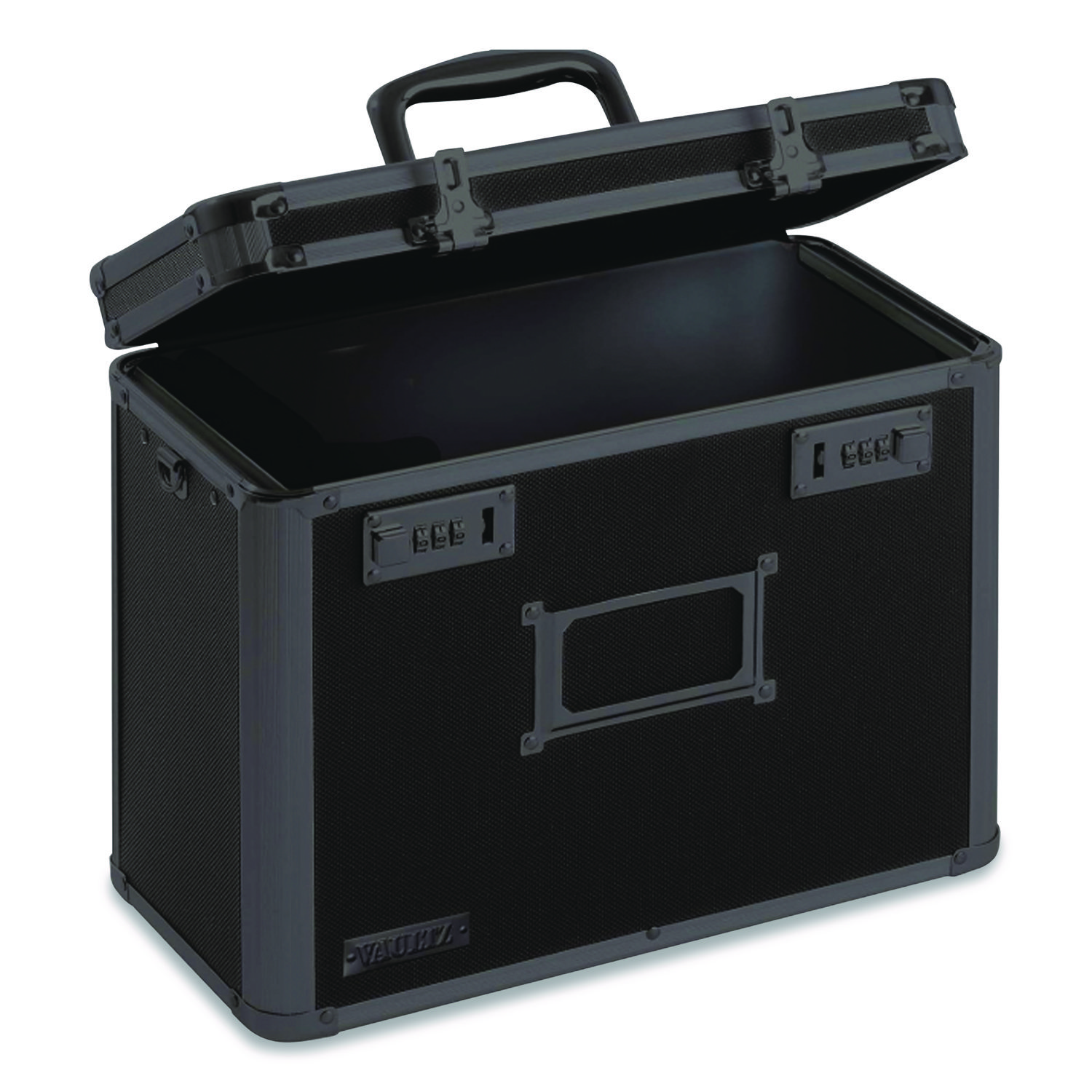 Locking Personal File Tote, Letter, 7.25 x 13.75 x 12.5, Tactical Black