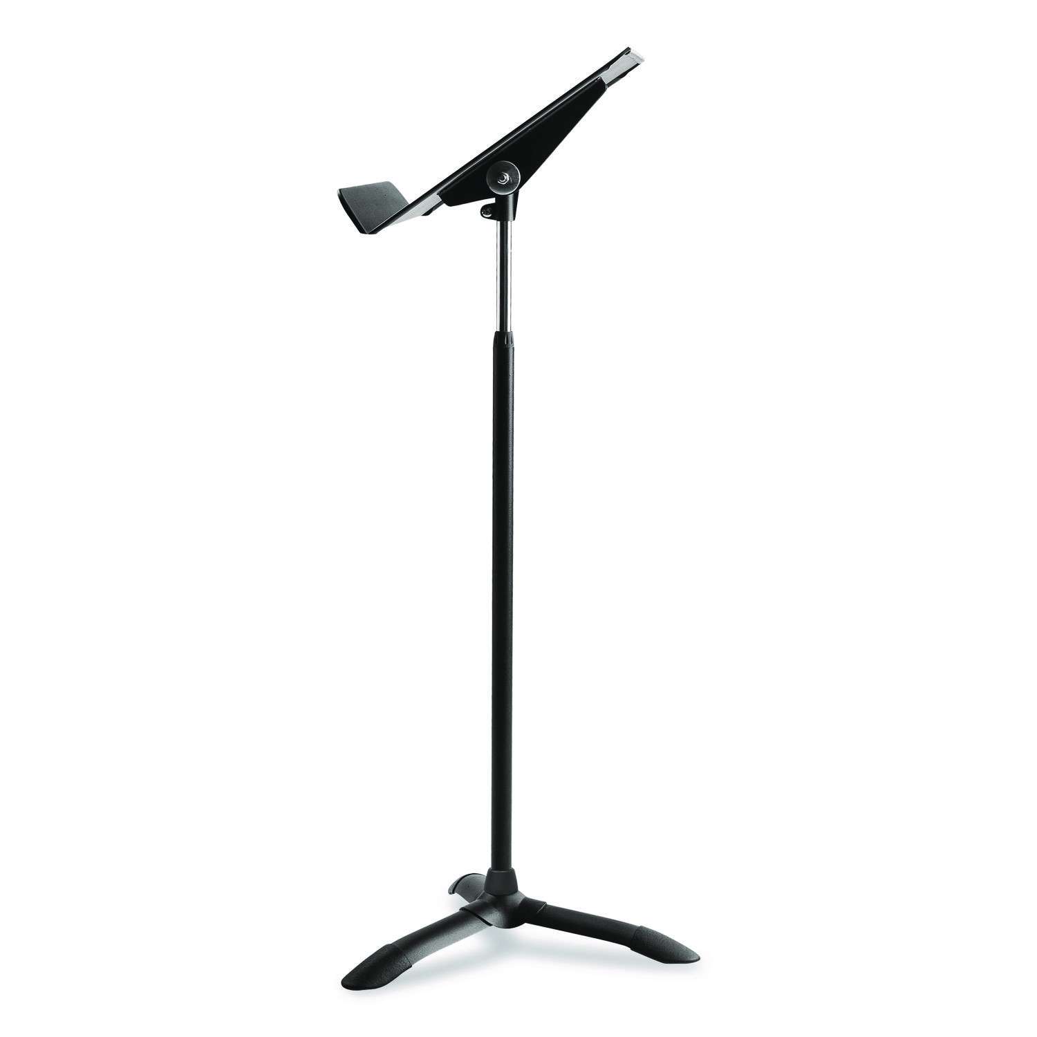 Melody Music Stand, 20.5" Wide, 24" to 46" Shelf Height, Black