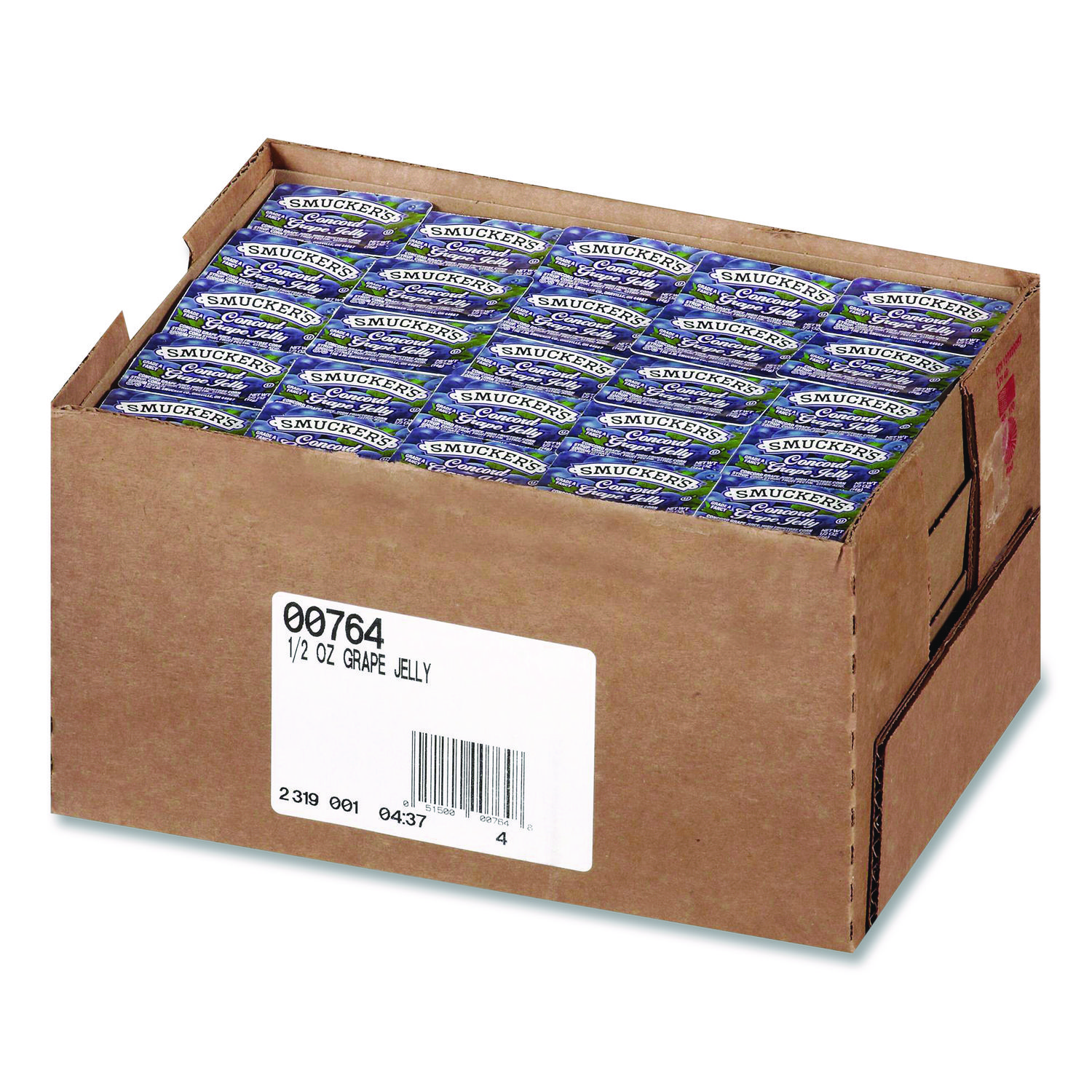 Jelly/Jam Plastic Portion Control Cups, Grape, 0.5 oz Cup, 200/Carton