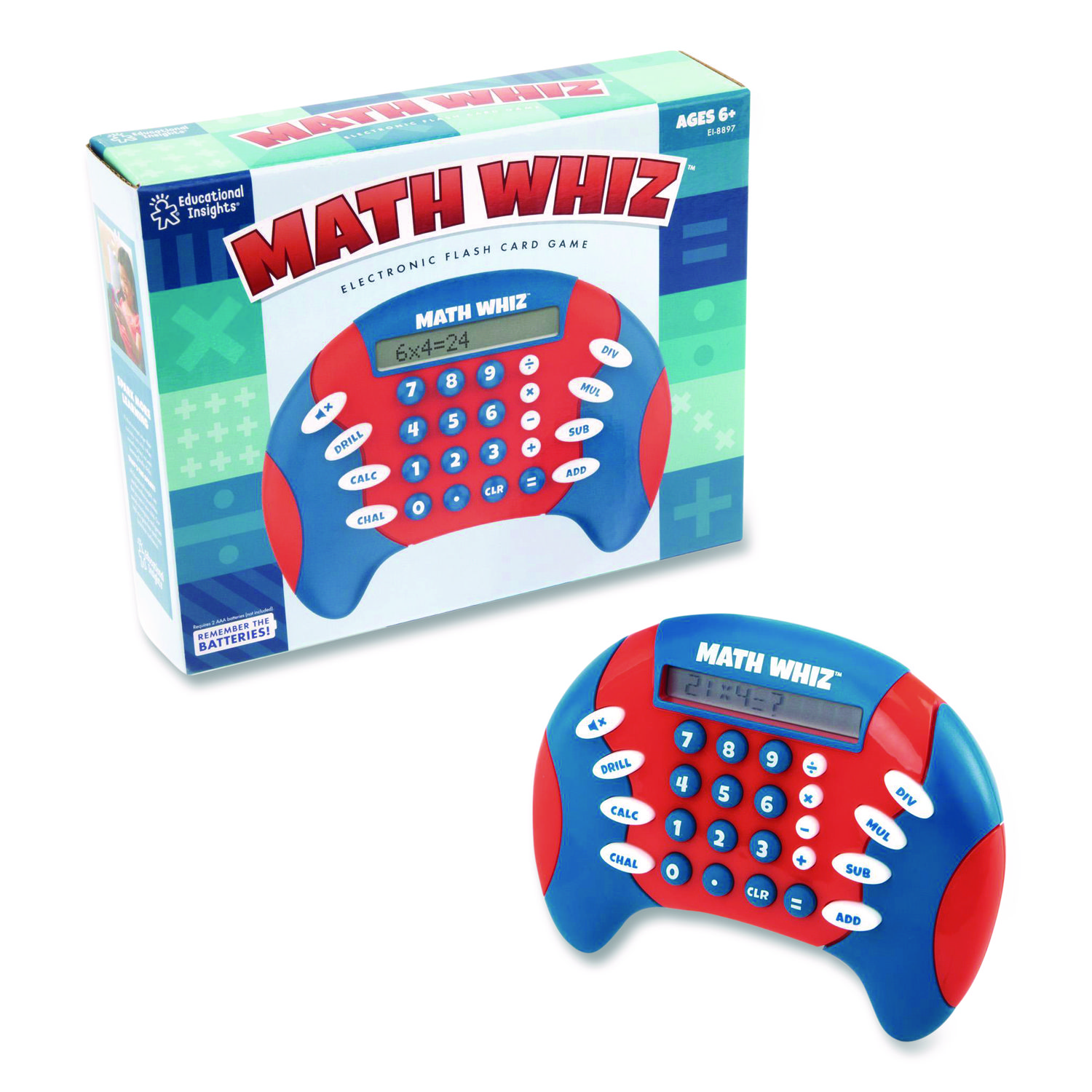 Math Whiz, Three Game Modes, Four Subjects: Addition, Subtraction, Multiplication and Division, Grades 1 to 5