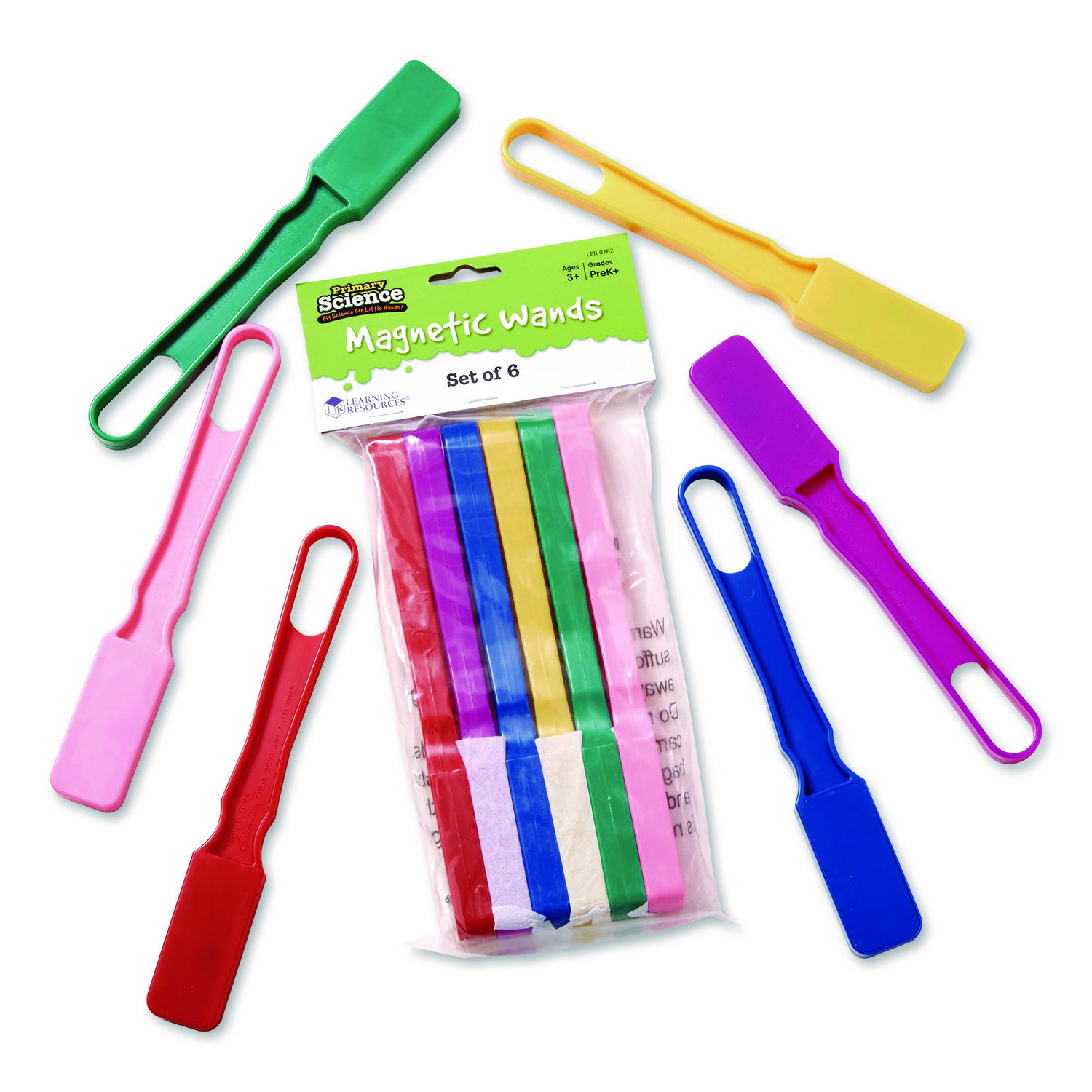 Magnetic Wands, Grades Pre-K to 5, 6 Pieces