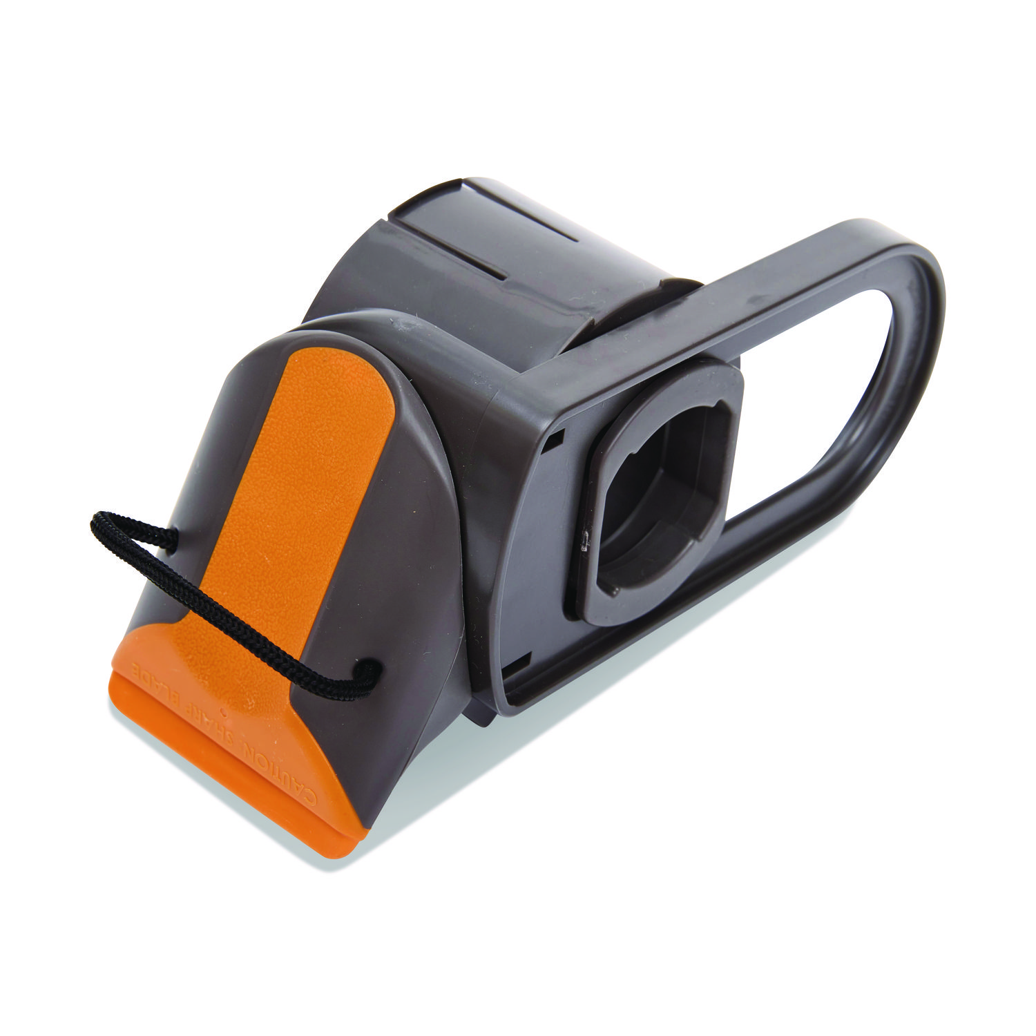 Tape Dispenser, 3" Core, Polypropylene, Gray/Orange