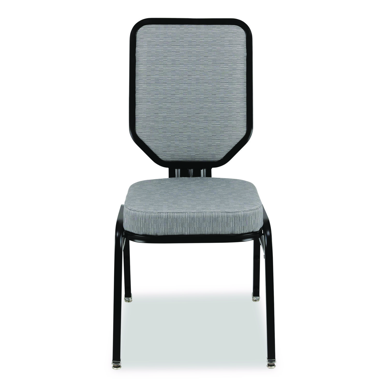 Flex-Back Banquet Chair, Supports Up to 500 lbs, 18.6" Seat Height, Morticia Lithium Seat/Back, Black Base, 2/Pack
