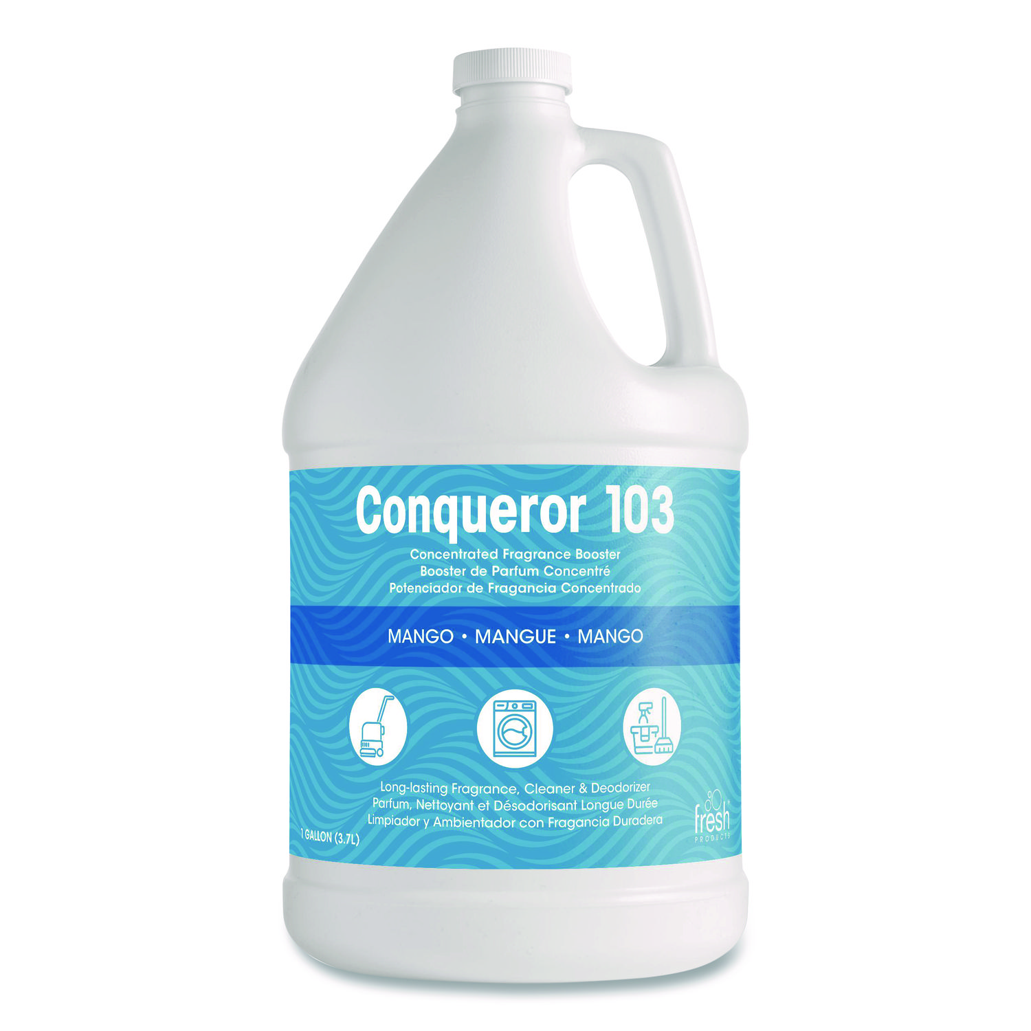 Conqueror 103 Odor Counteractant Concentrate, Mango, 1 gal Bottle, 4/Carton