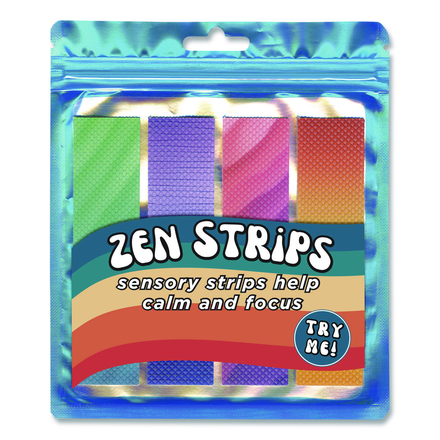 Bumpy Gradient Zen Strips, Ages 6 and Up, Assorted Colors, 4/Pack