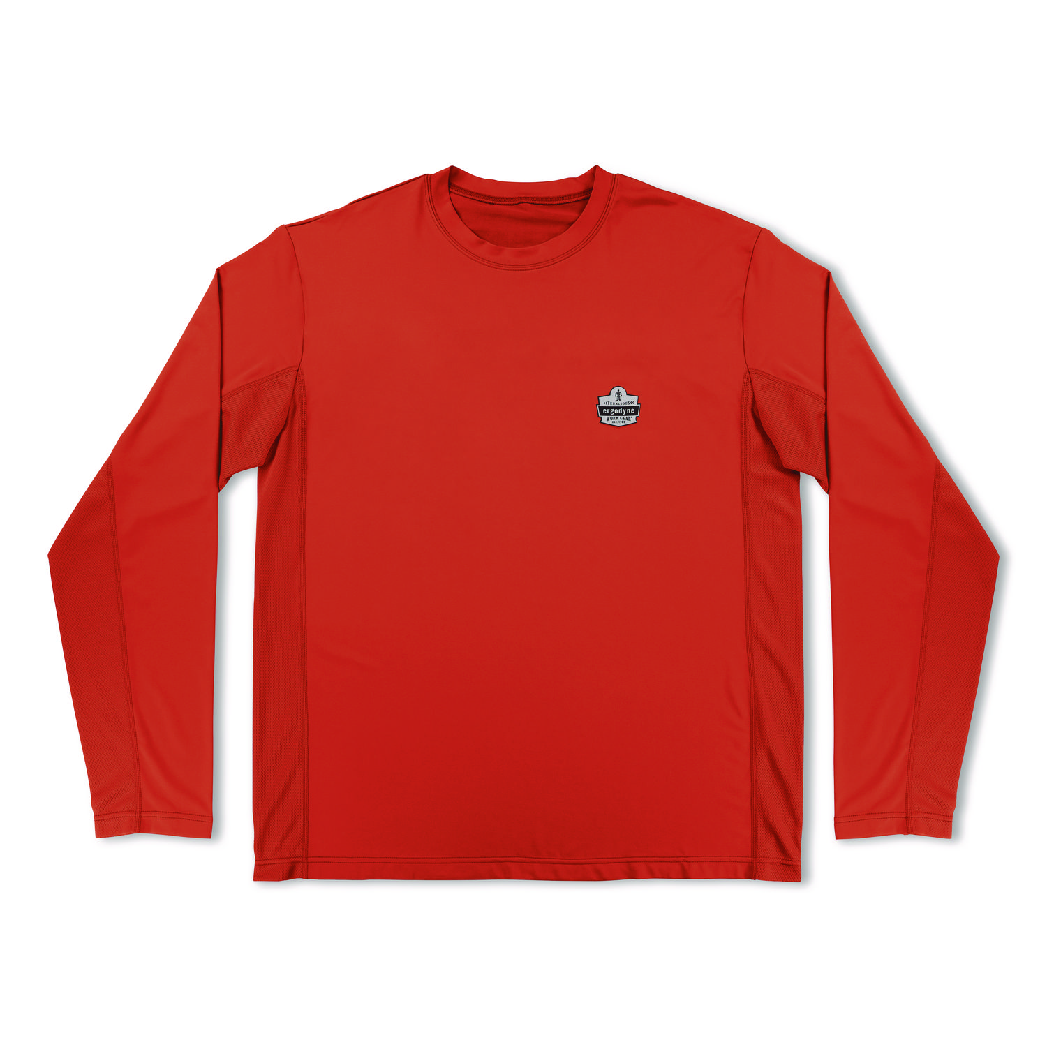 Chill-Its 6689 Cooling Long Sleeve Sun Shirt with UV Protection, 3X-Large, Orange