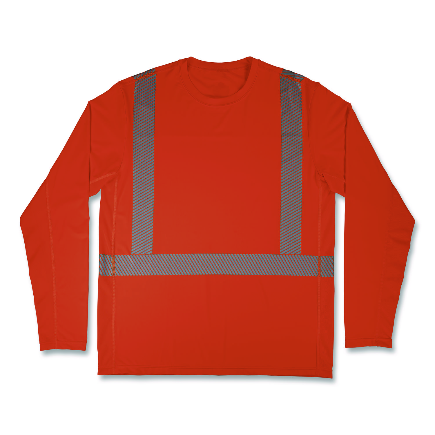 Chill-Its 6688 Type R Class 2 Cooling Hi-Vis Sun Shirt with UV Protection, X-Large, Orange
