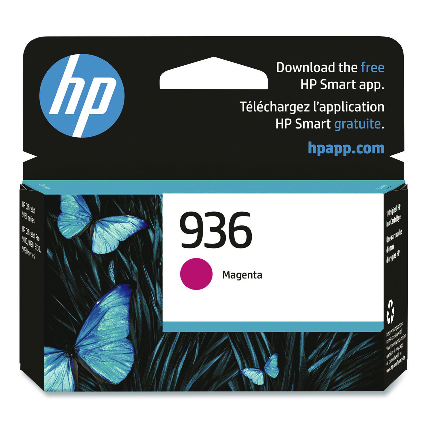 HP 936, (4S6V0LN) Magenta Original Ink Cartridge