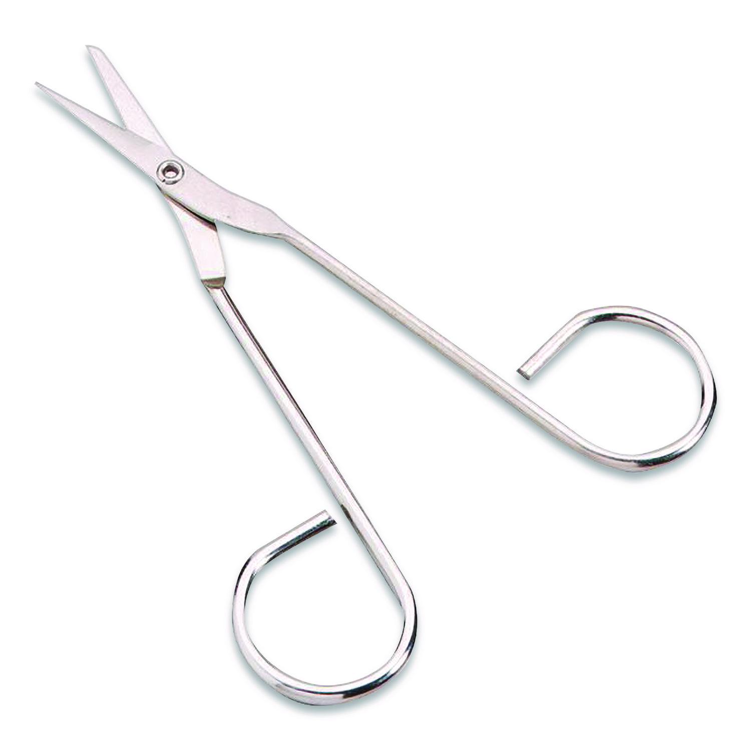 First Aid Scissors, 4.5" Long, Straight Nickel Handle