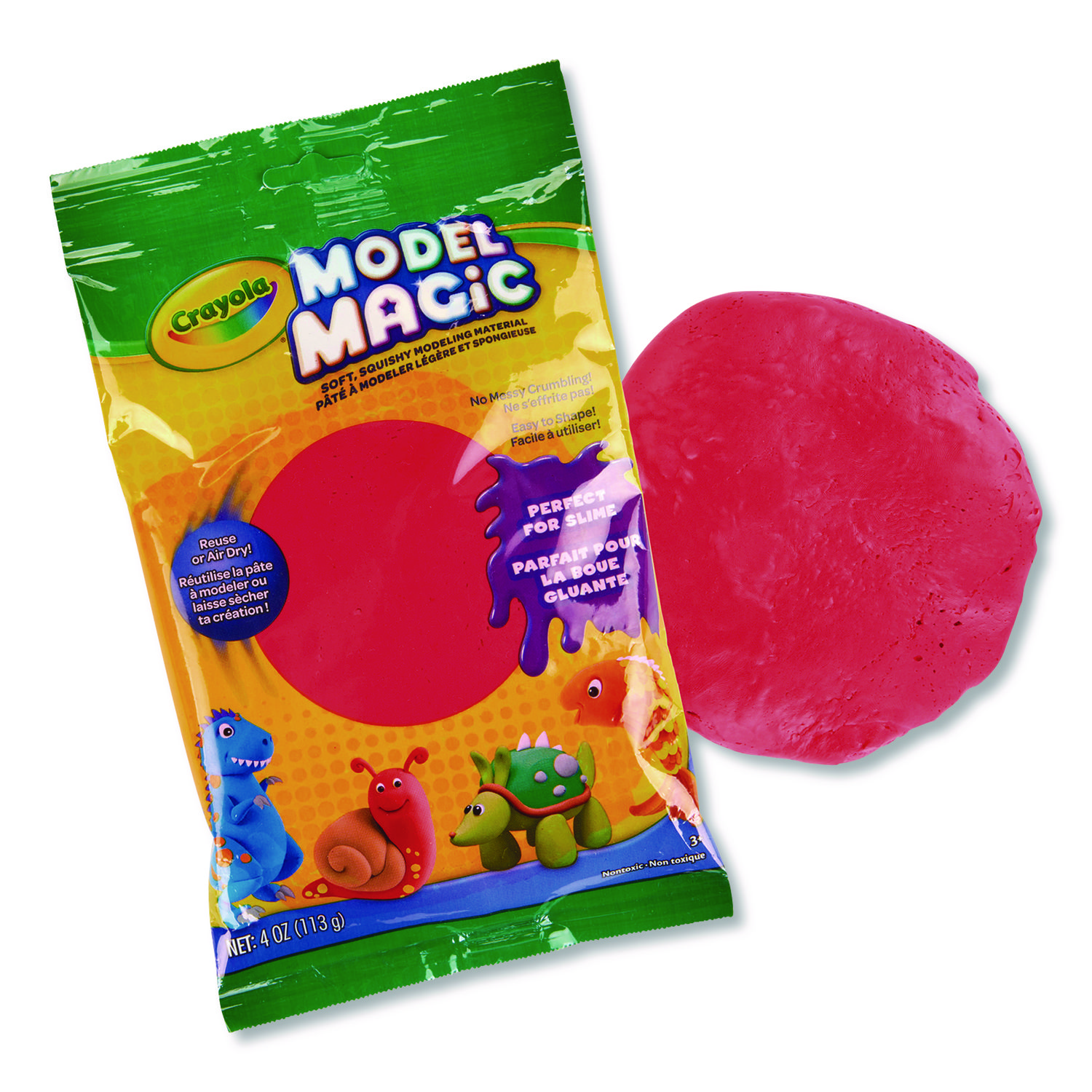 Model Magic Modeling Compound, Red, 4 oz Packet