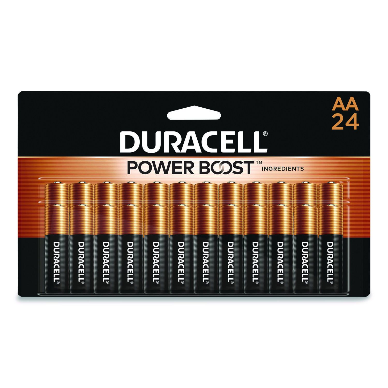 Power Boost Copper Top Alkaline AA Batteries, 24/Pack