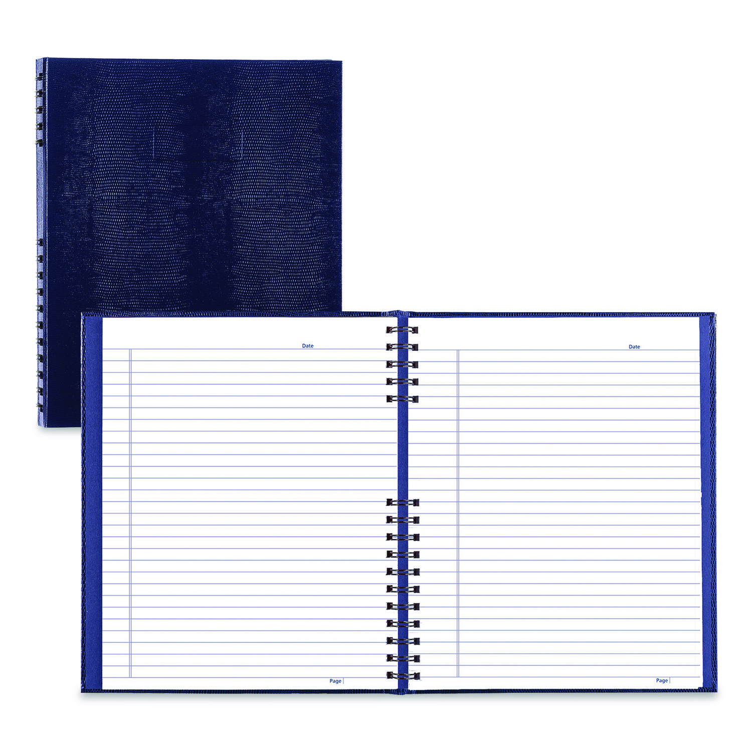 NotePro Notebook, 1-Subject, Wide/Legal Rule, Indigo Blue Cover, (100) 10.75 x 8.5 Sheets