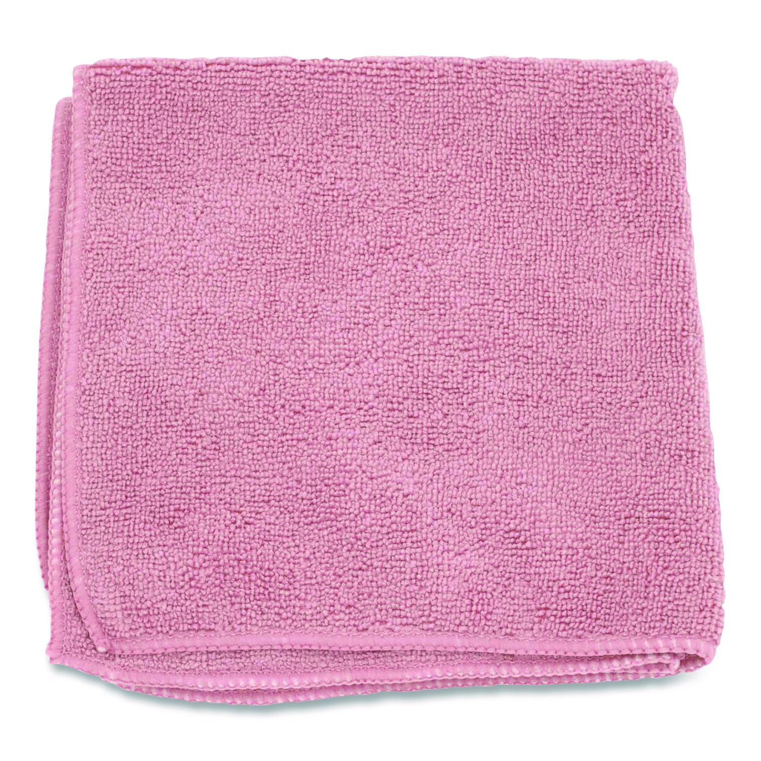 Microfiber Cloths, 12 x 12, Pink, 12/Pack