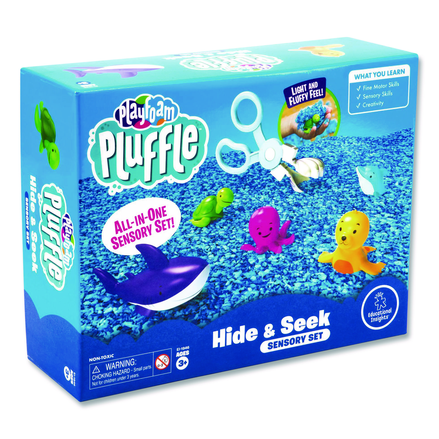 Playfoam Pluffle Hide and Seek Sensory Set, Ages 3 to 7 - National
