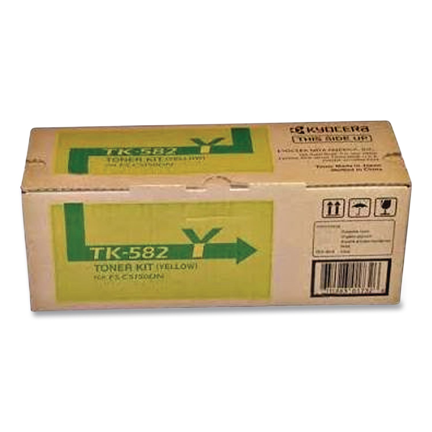 TK582Y High-Yield Toner, 2,800 Page-Yield, Yellow