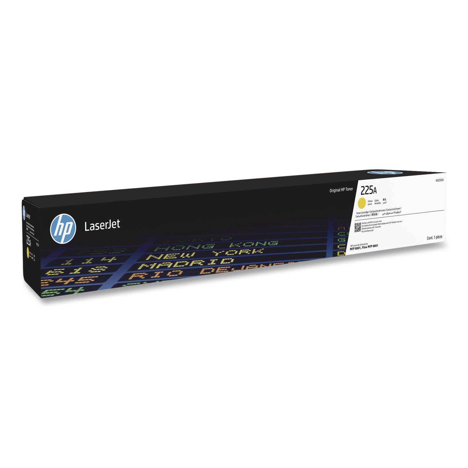 HP 225A (W2252A) Yellow Original LaserJet Toner Cartridge