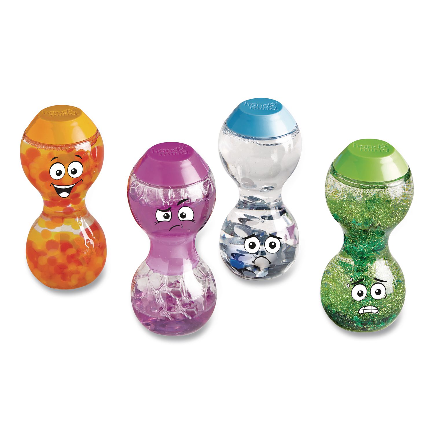 Express Your Feelings Sensory Bottles, Ages 18 Months and Up, Assorted Colors, 4 Bottles