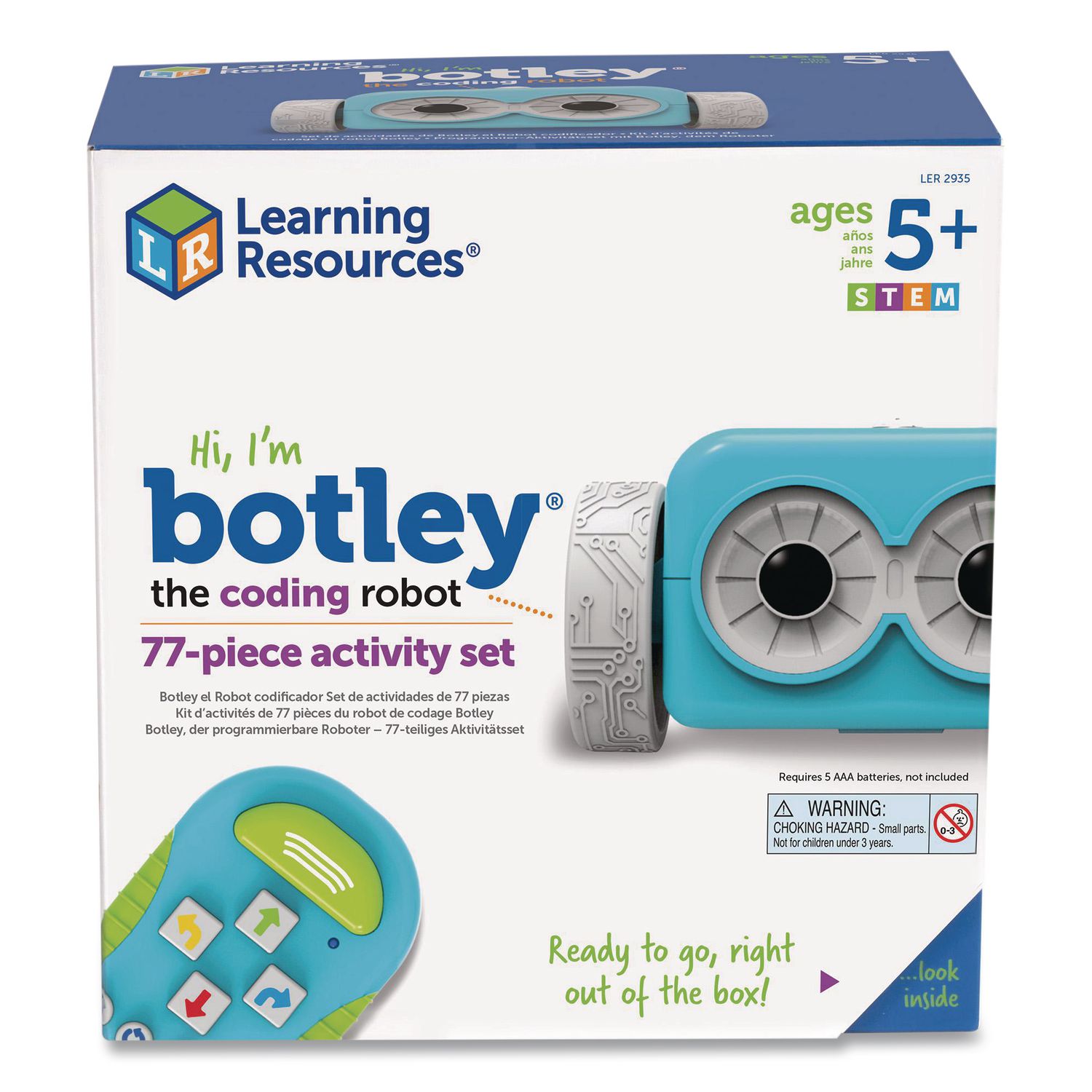 Botley the Coding Robot Activity Set, Grades K to 4, 77 Pieces