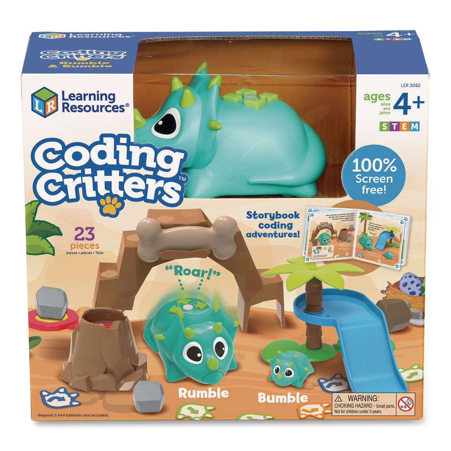 Coding Critters: Rumble and Bumble, Grades Pre-K to 3, 23 Pieces