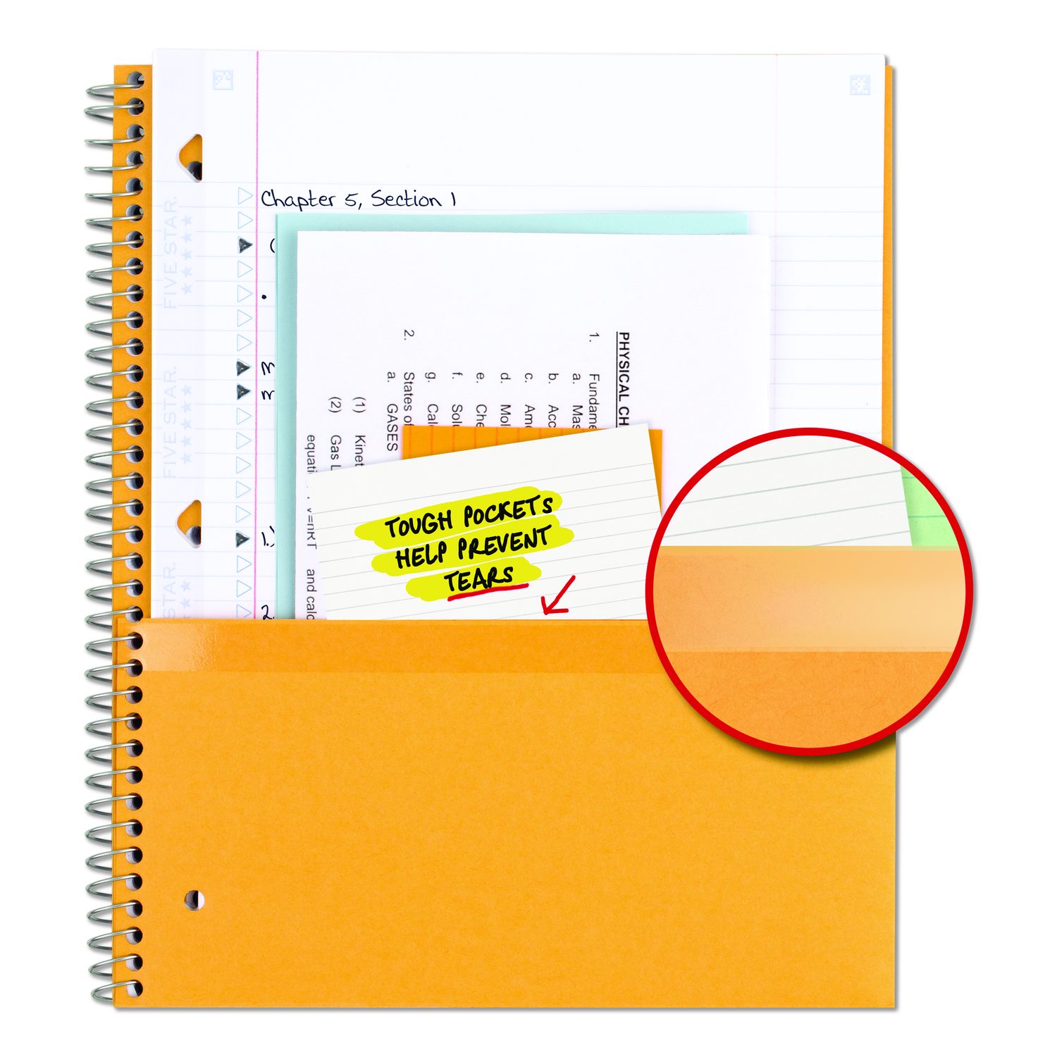 Wirebound Notebook, 1-Subject, Medium/College Rule, Black Cover, (100 ...