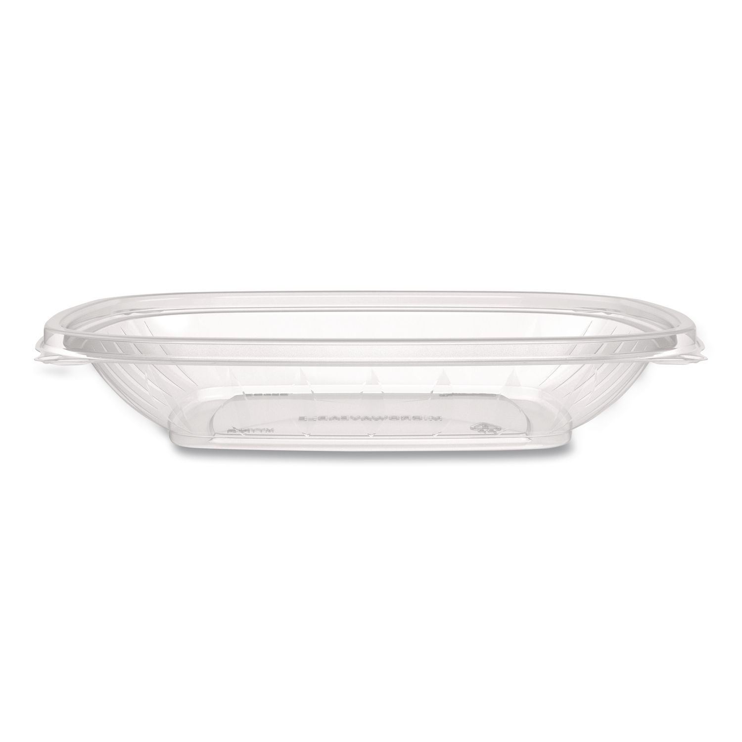 Square Plastic Bowls, 24 oz, 5 x 5 x 1.99, Clear, Plastic, 63 Bowls/Sleeve, 4 Sleeves/Carton