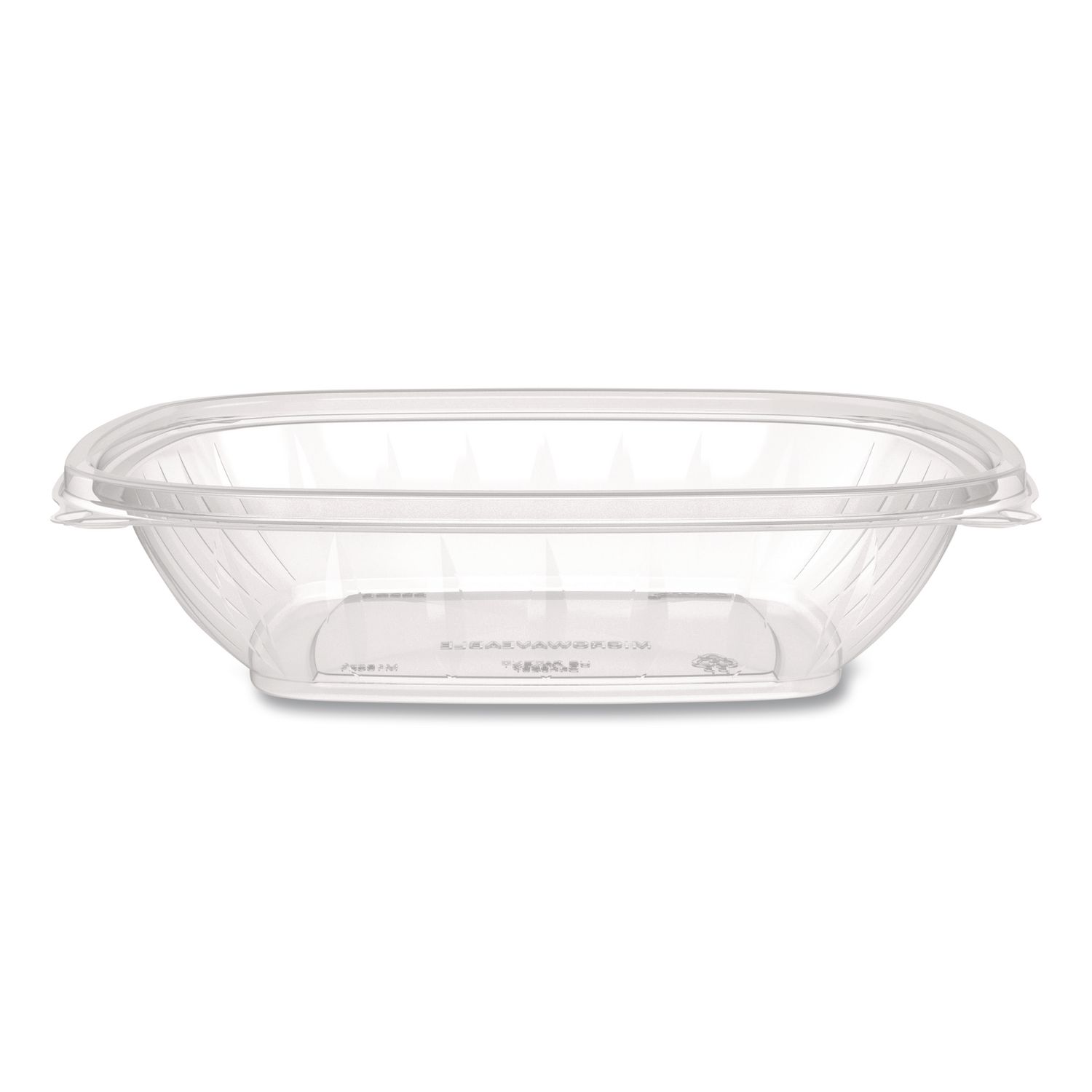 Square Plastic Bowls, 32 oz, 5 x 5 x 1.49, Clear, Plastic, 63 Bowls/Sleeve, 4 Sleeves/Carton