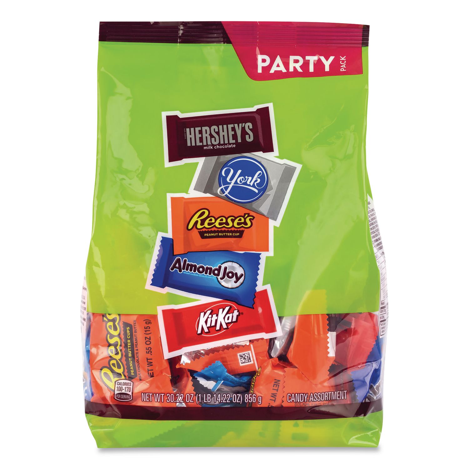 Candy Snack Size Party Pack, 30.22 oz Bag, 58 Individually Wrapped Pieces