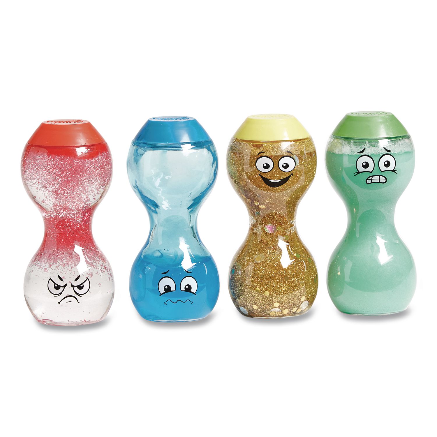 Express Your Feelings Sensory Bottles, Ages 18 Months and Up, Assorted Colors, 4 Pieces