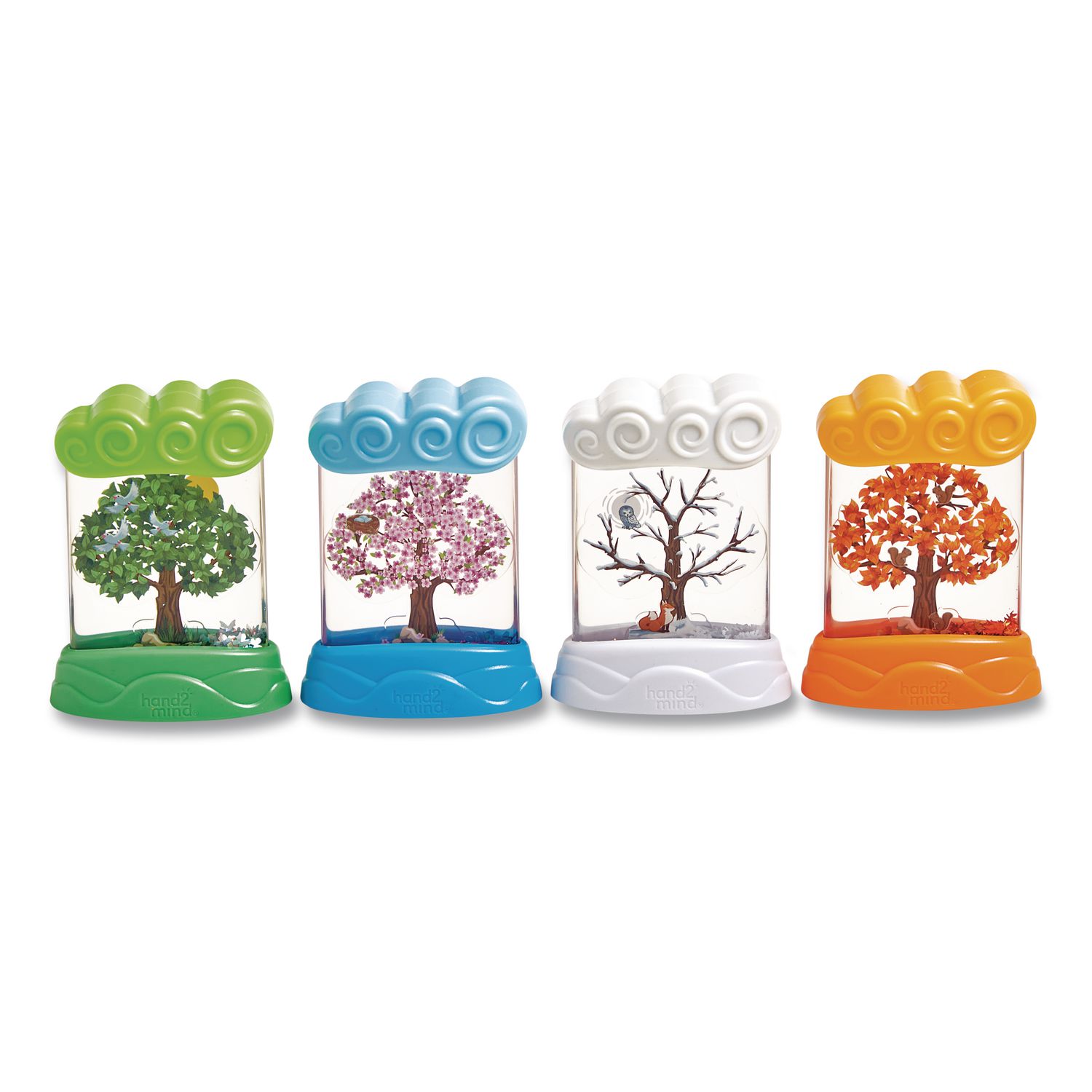 Changing Seasons Sensory Tubes, Ages 3 and Up, Assorted Colors, 4 Pieces