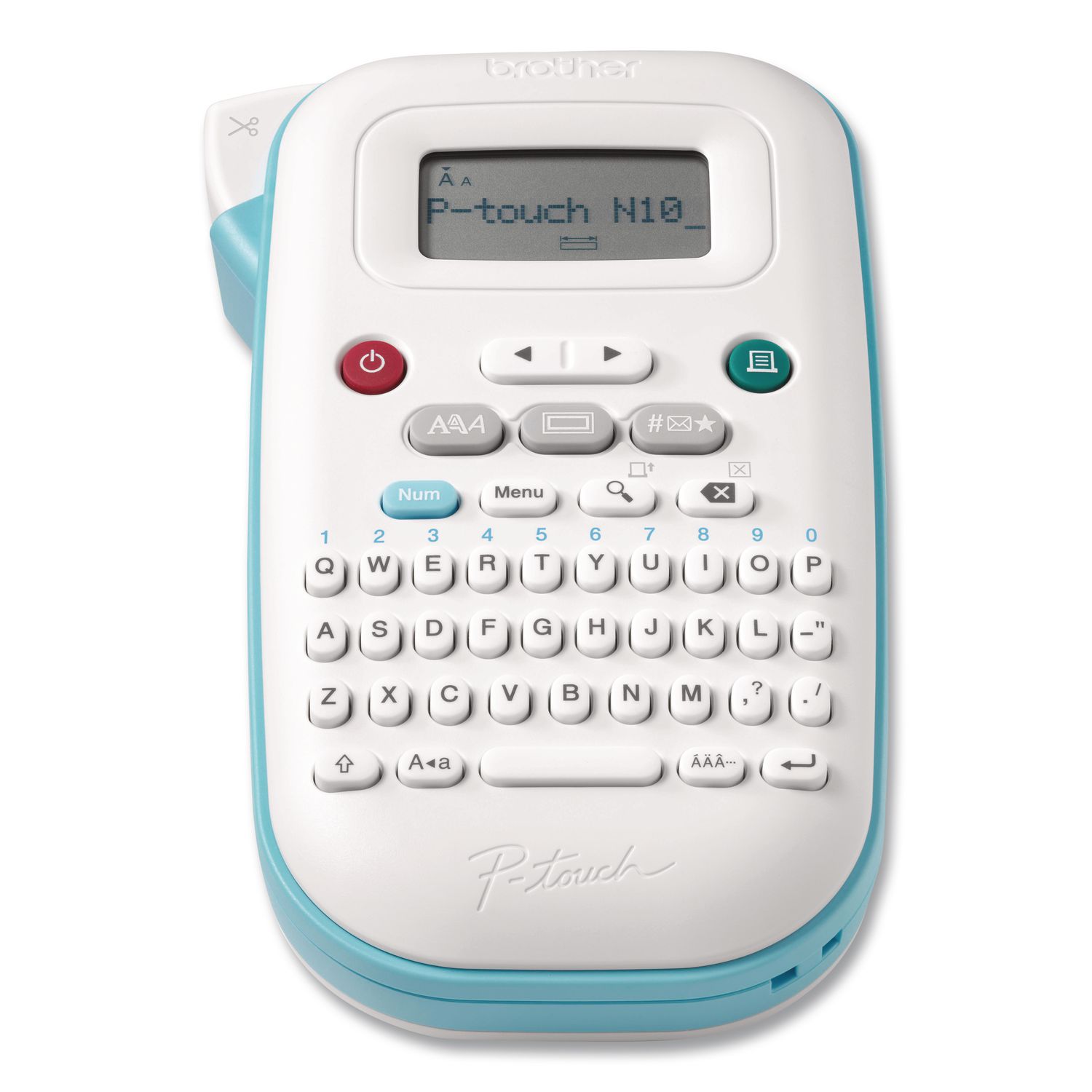 P-Touch PT-N10 Personal Handheld Label Maker, 2 Lines, 4.7 x 7.6 x 2.8