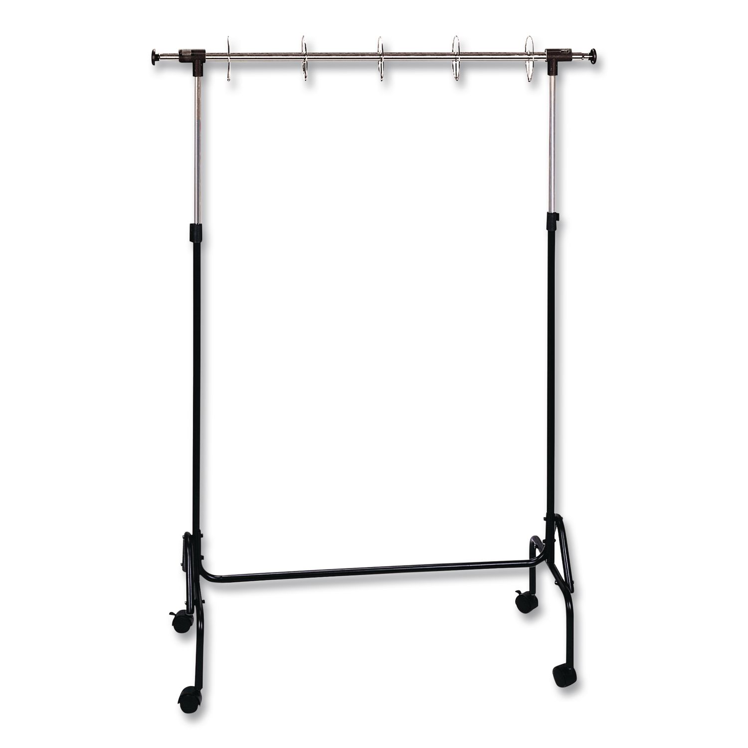 Adjustable Chart Stand, 35" to 74" w x 50" to 80" h, Black
