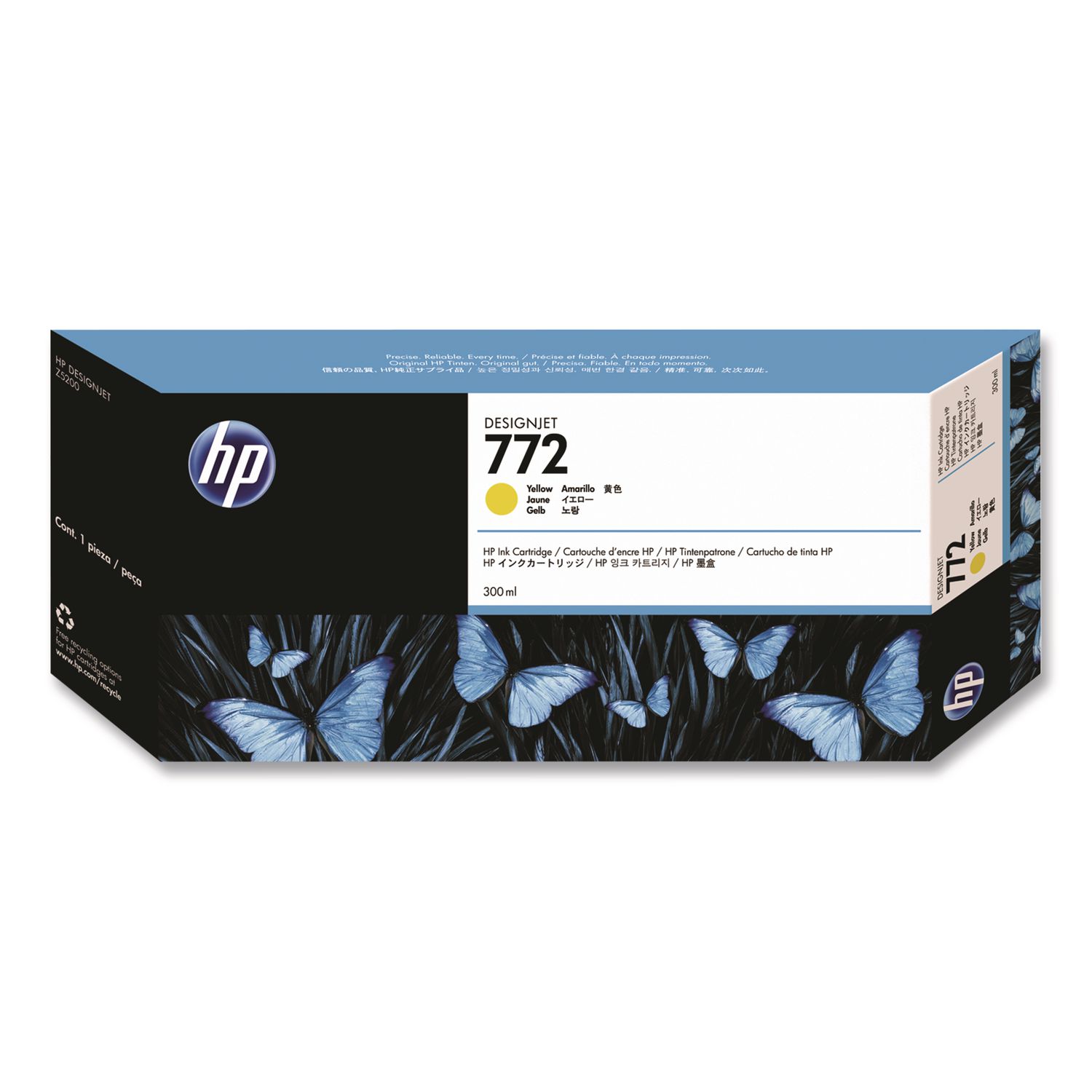 HP 772, (CN630A) Yellow Original Ink Cartridge