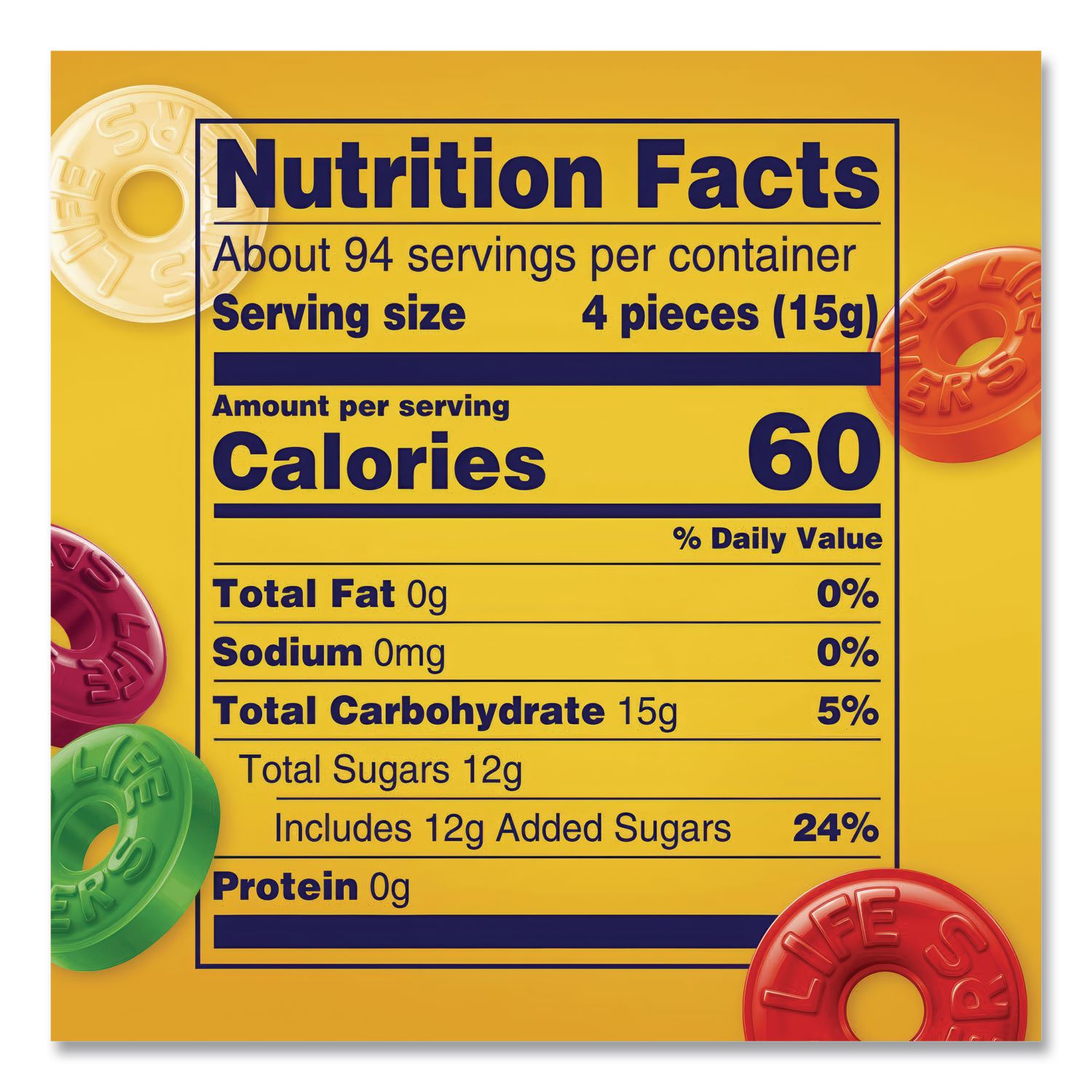 Hard Candy, Original Five Flavors, 50 oz Bag - mastersupplyonline