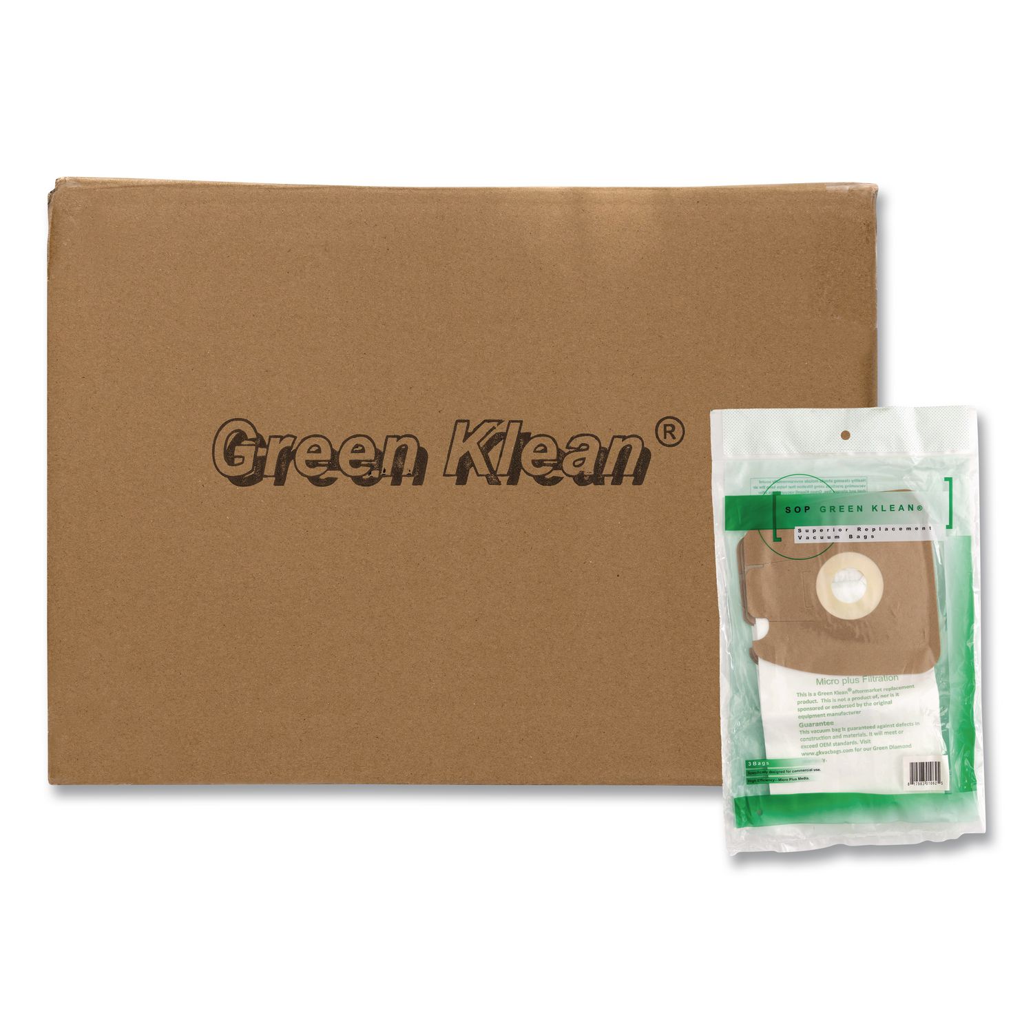 GK-EurMM Replacement Bag, 3 Bags/Pack, 12 Packs/Carton