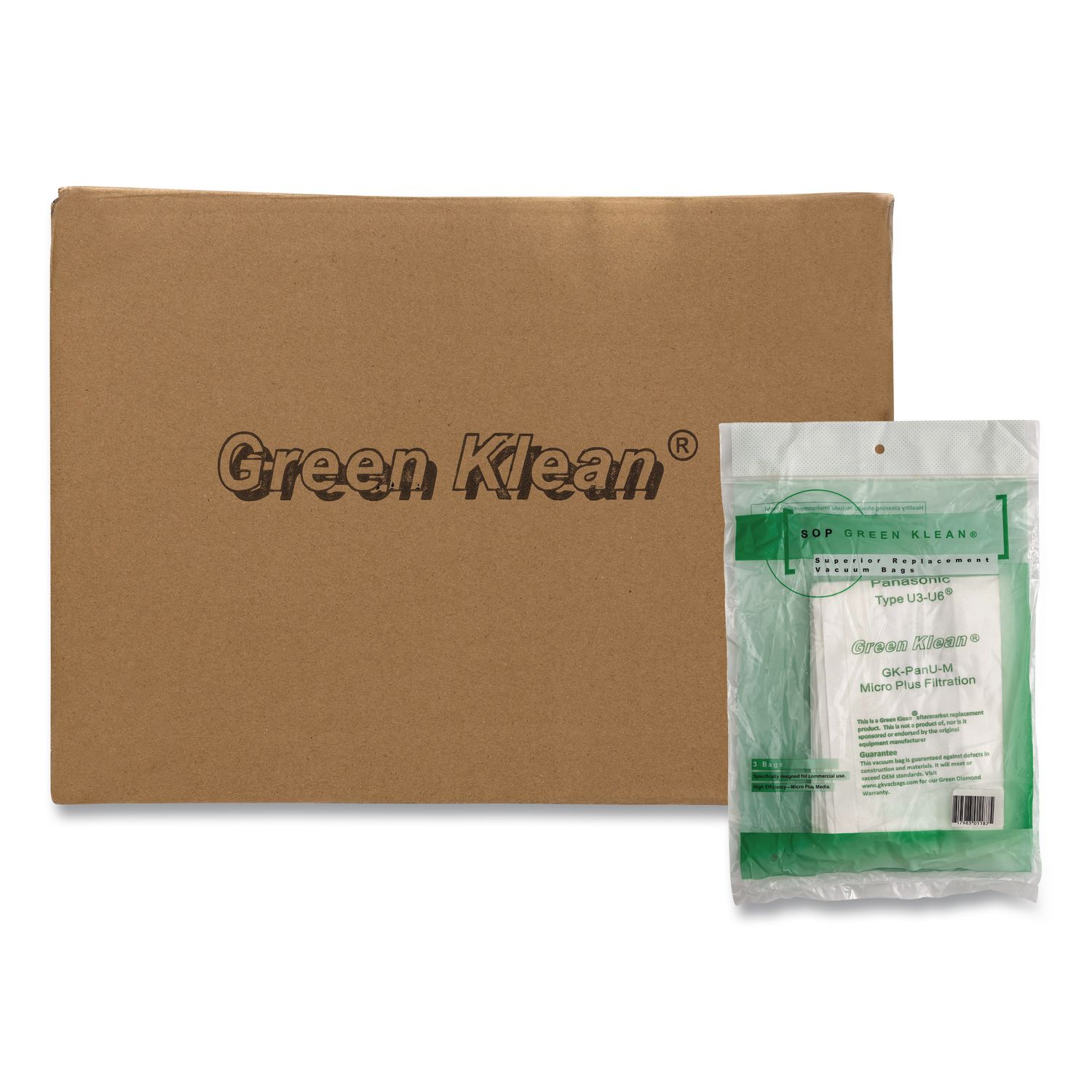 GK-Pan UM Replacement Bag, 3 Bags/Pack, 12 Packs/Carton