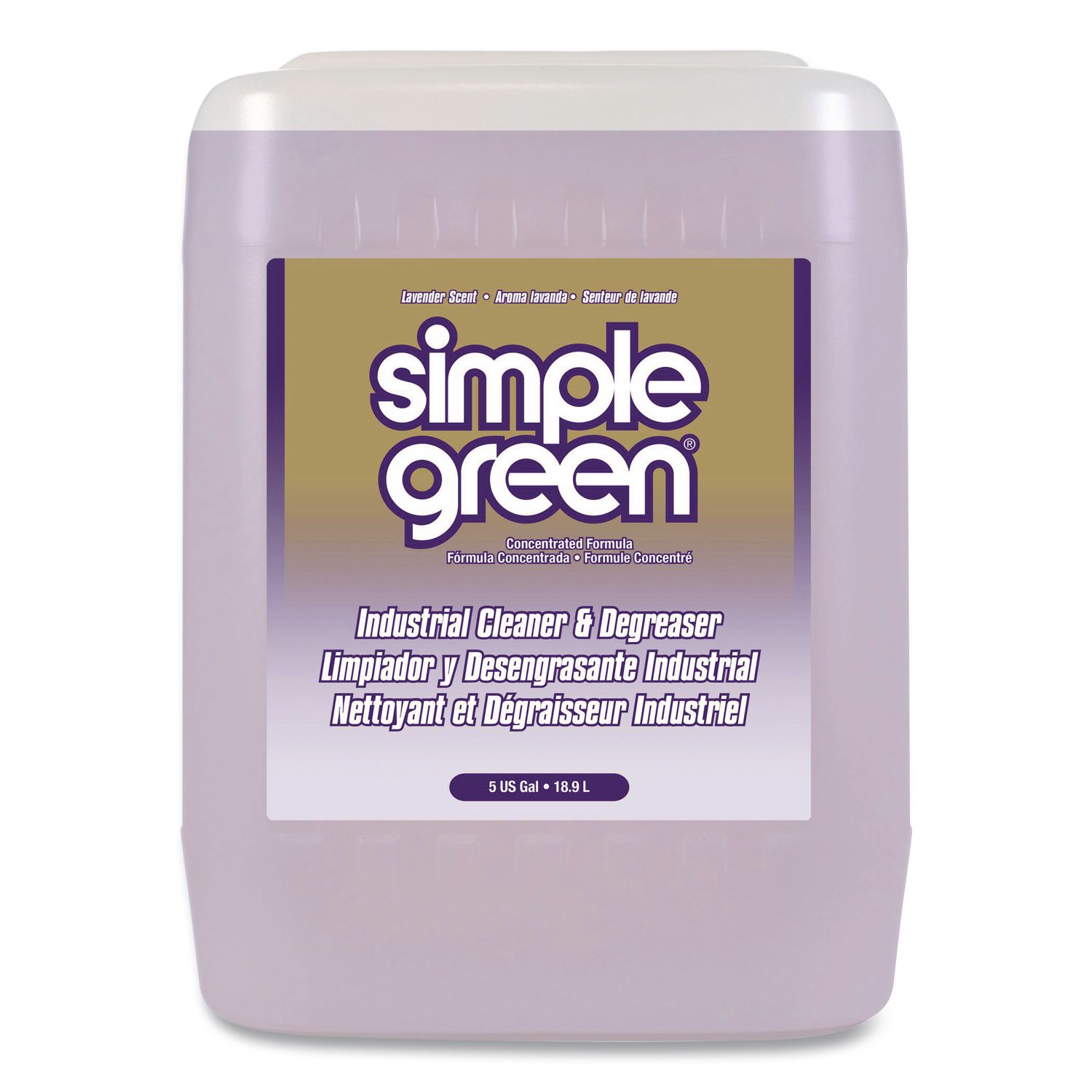 Industrial Cleaner and Degreaser, Lavender Scent, 5 gal Pail