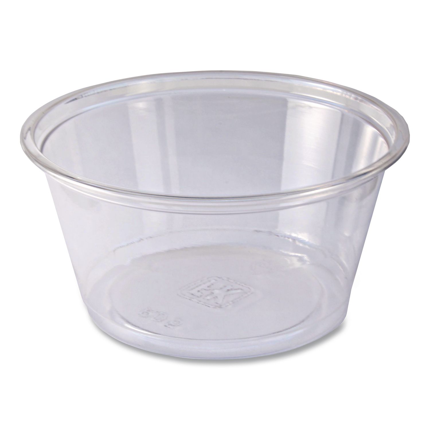 Recycleware Deli Containers, 5 oz, 3.6 x 2.6 x 1.8, Clear, Plastic, 1,000/Carton