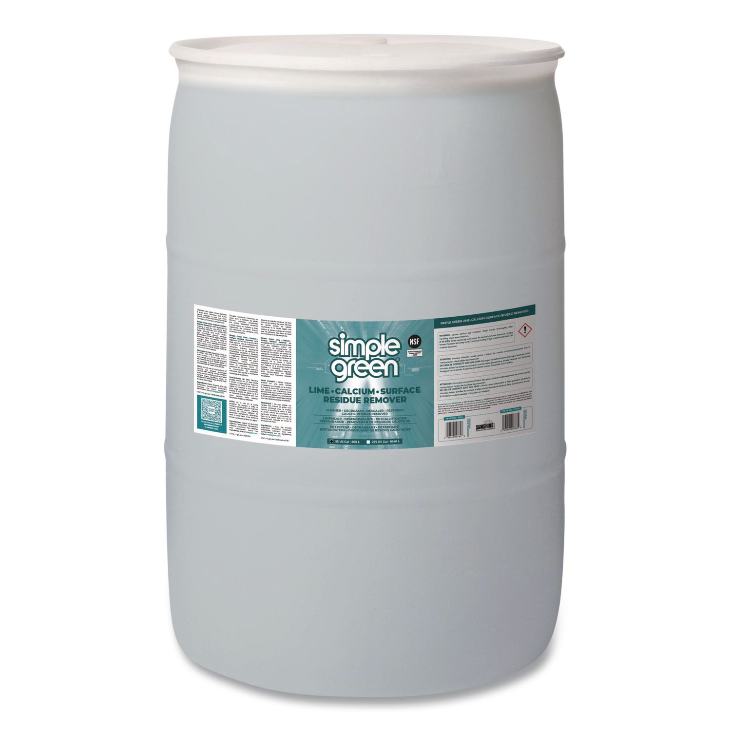 Lime Calcium Surface Residue Remover, 55 gal Drum