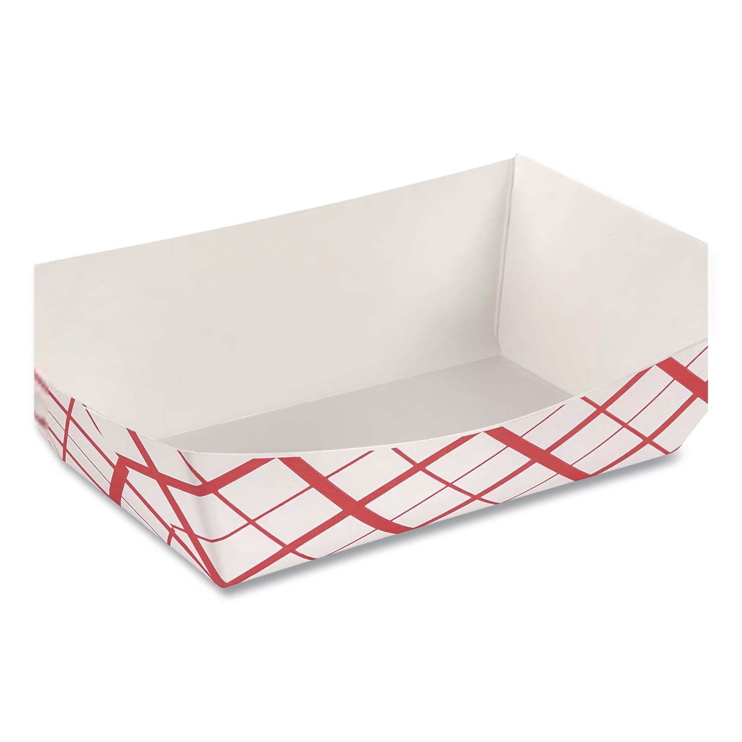 SCT® Paper Food Baskets, 1 lb Capacity, Red/White, Paper, 1,000/Carton ...