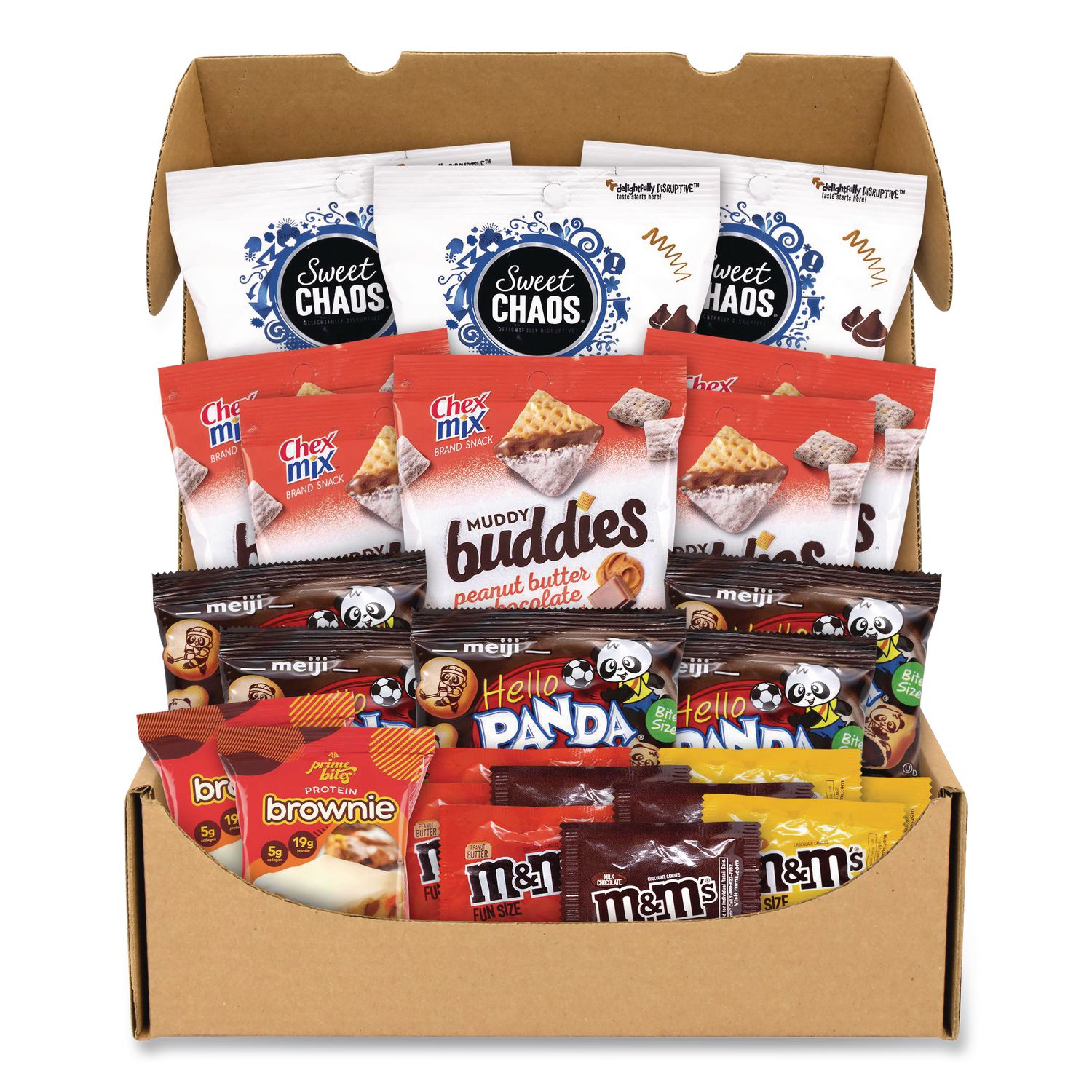 Peanut Butter and Chocolate Dessert Box, Peanut Butter Chocolate, 24 Assorted Snacks/Box