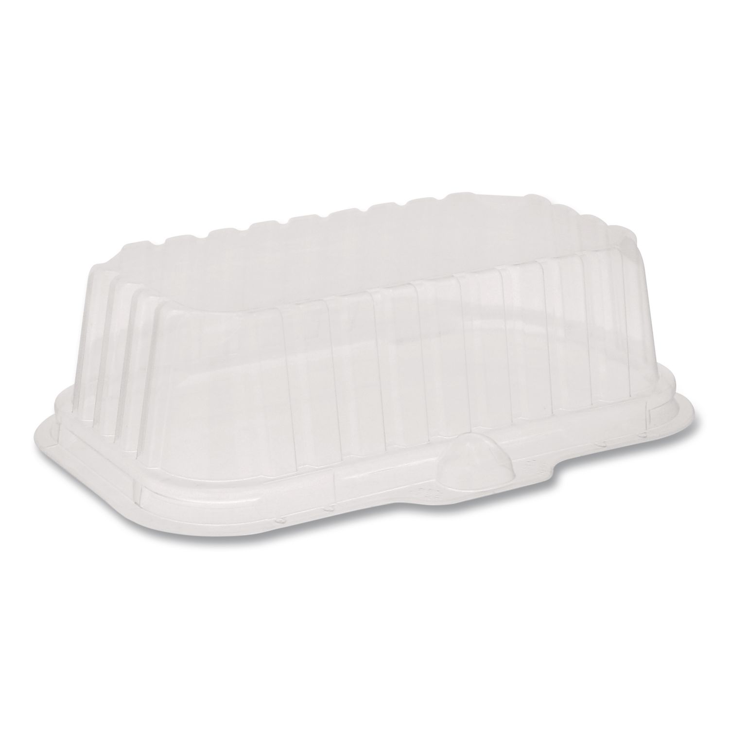OPS Dome-Style Lid, 17S Deep Dome, 8.3 x 4.8 x 2.1, Clear, Plastic, 250/Carton