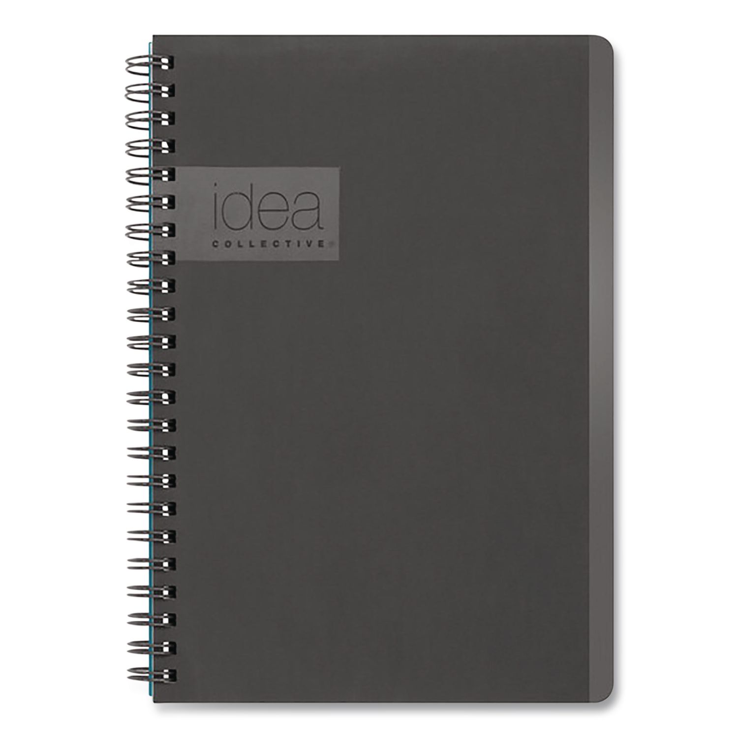 Idea Collective Professional Notebook, 1-Subject, Medium/College Rule, Gray Cover, (80) 8 x 4.87 Sheets