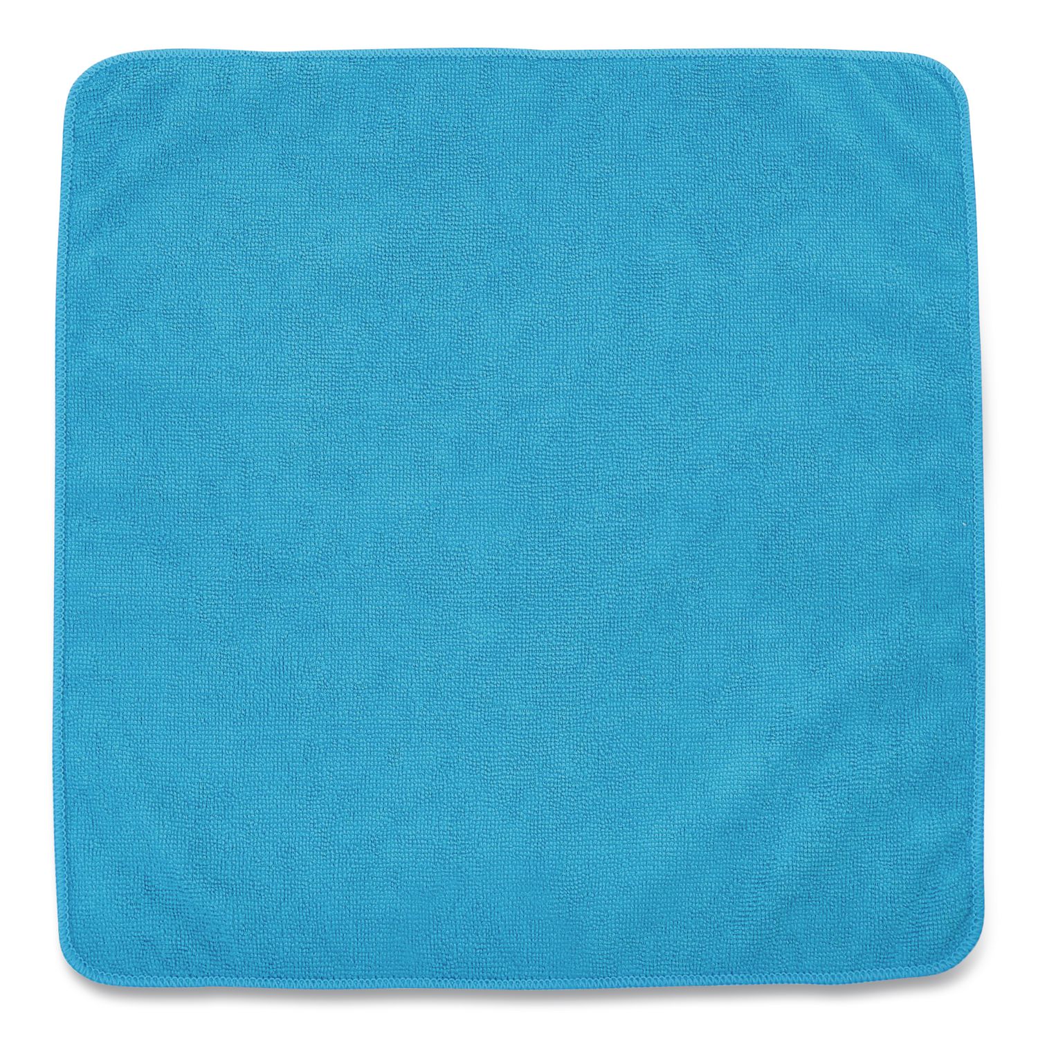 Microfiber Cleaning Cloths, 16 X 16, Blue, 24/Pack