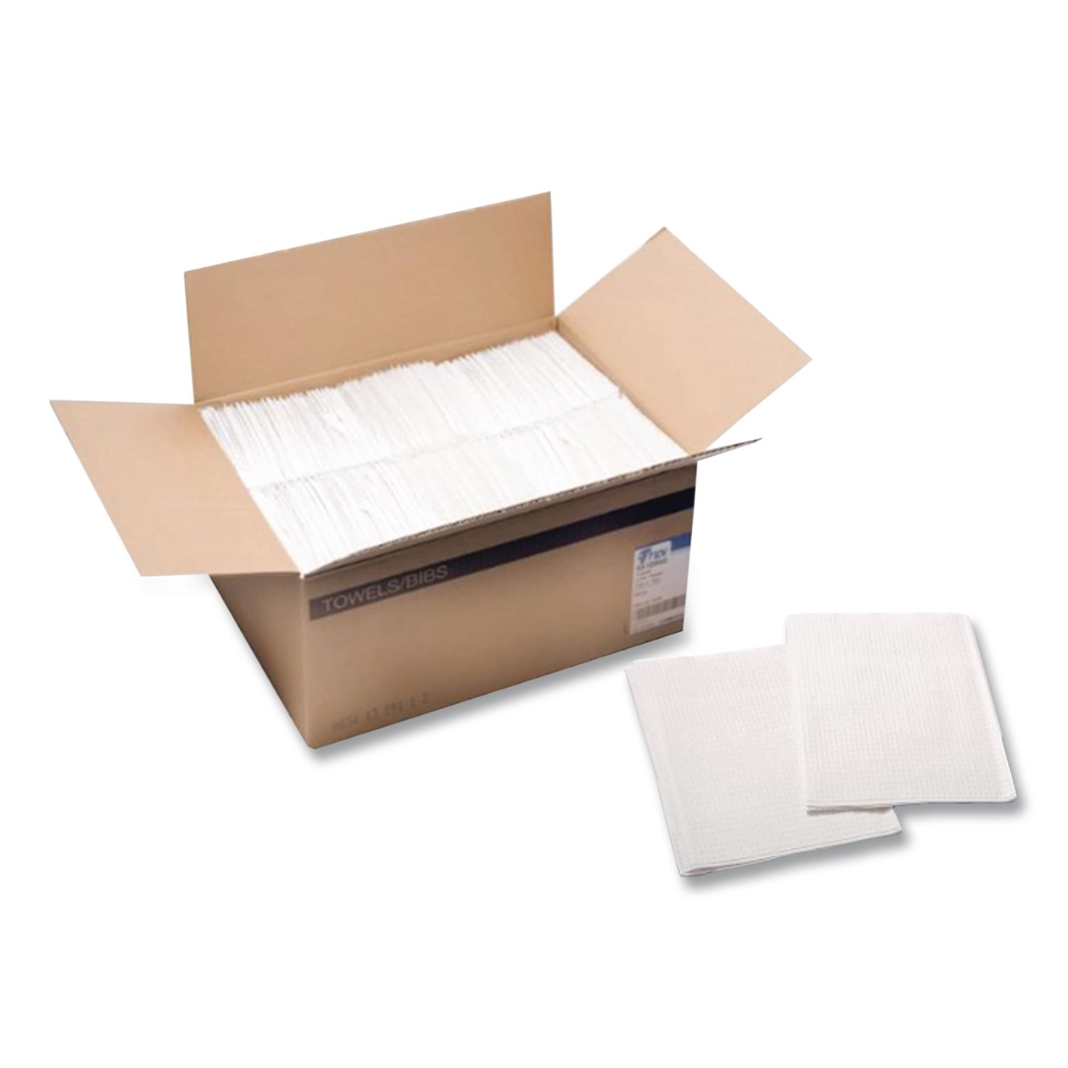 Ultimate Medical Towels, Waffle Embossed, 3-Ply, 13 x 18, White, 500/Carton