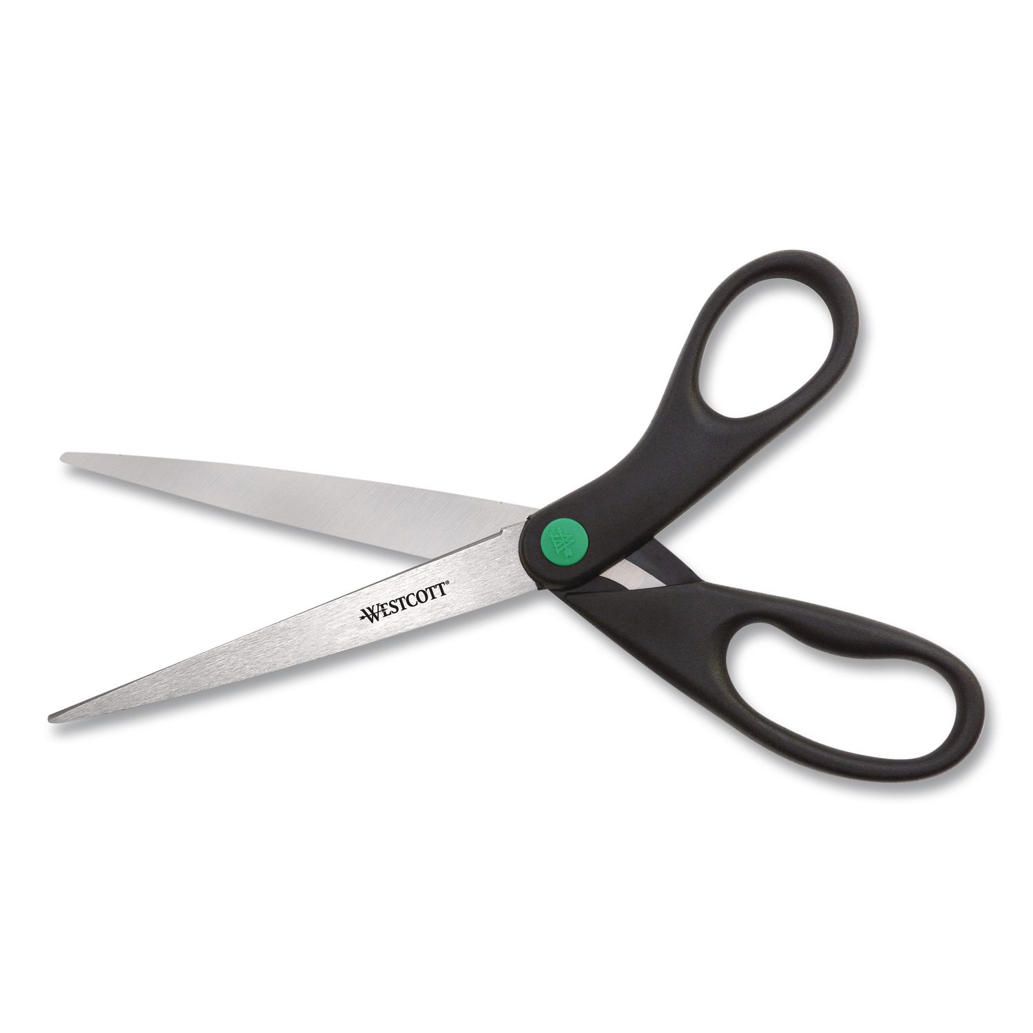 KleenEarth Scissors, 9" Long, 3.75" Cut Length, Straight Black Handle