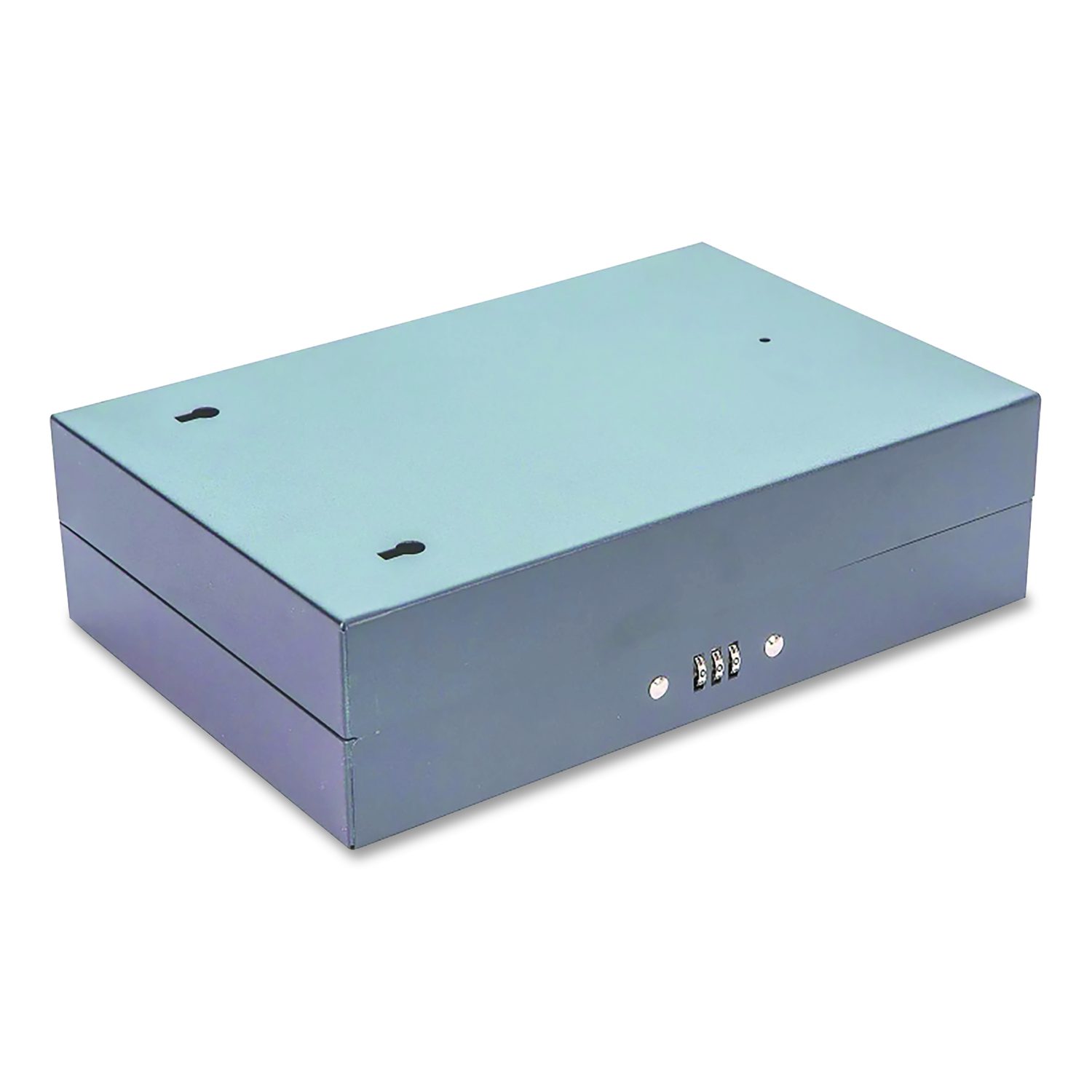 Combination Lockable Key Cabinet, 28-Key, 7.75 w x 3.25 d x 11.5 h, Metal, Gray