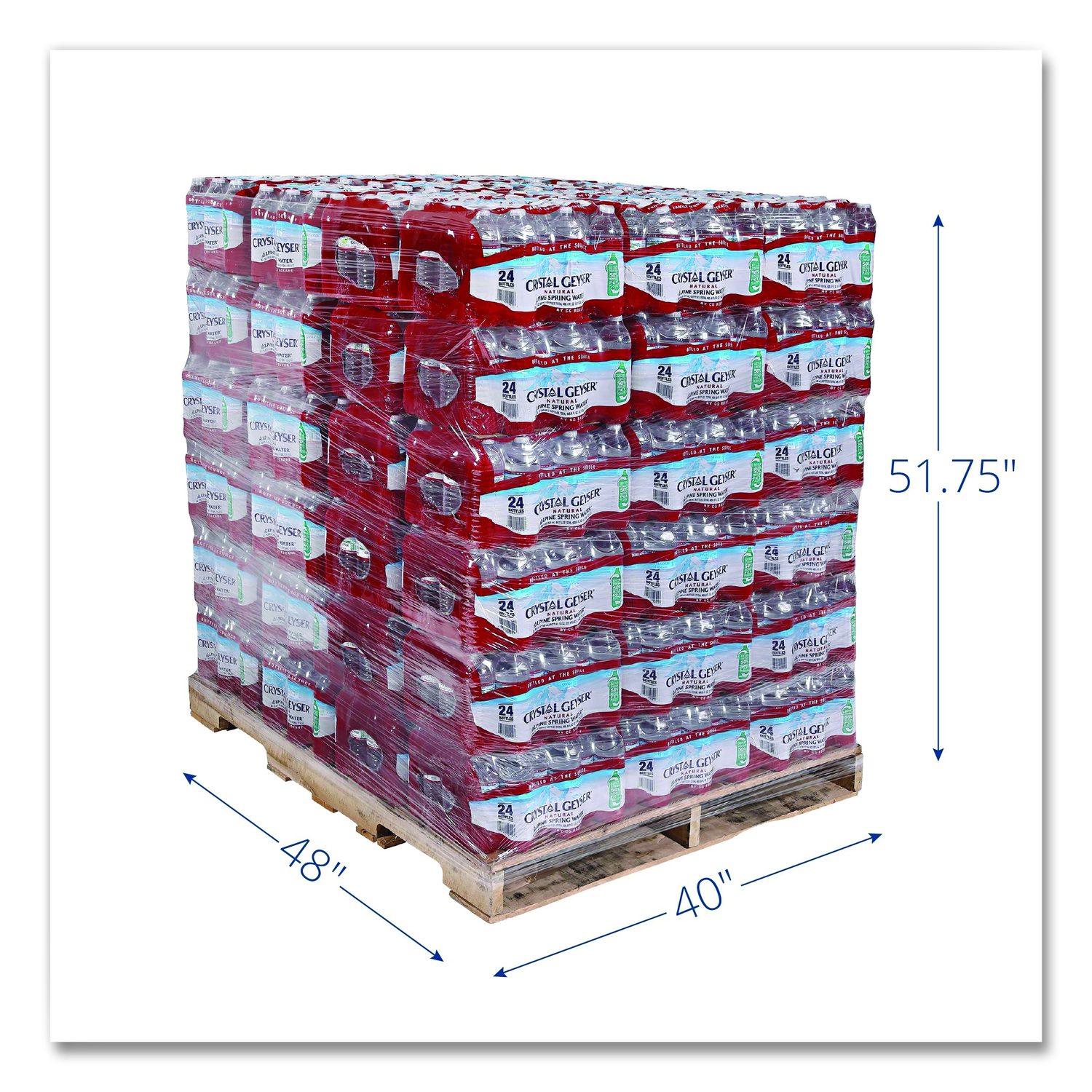 Alpine Spring Water, 16.9 oz Bottle, 24/Carton, 84 Cartons/Pallet ...